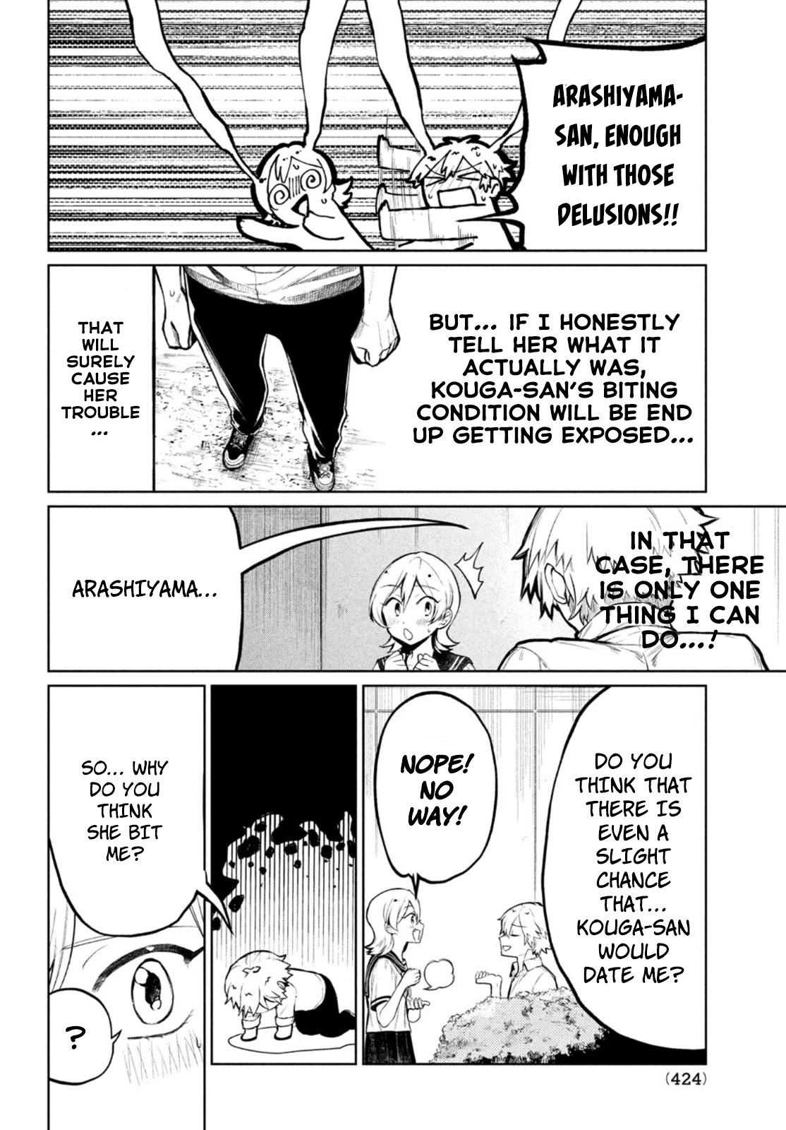 Kouga-san no Kamiguse Chapter 7 page 13 - Chapter 7: I have to do something
