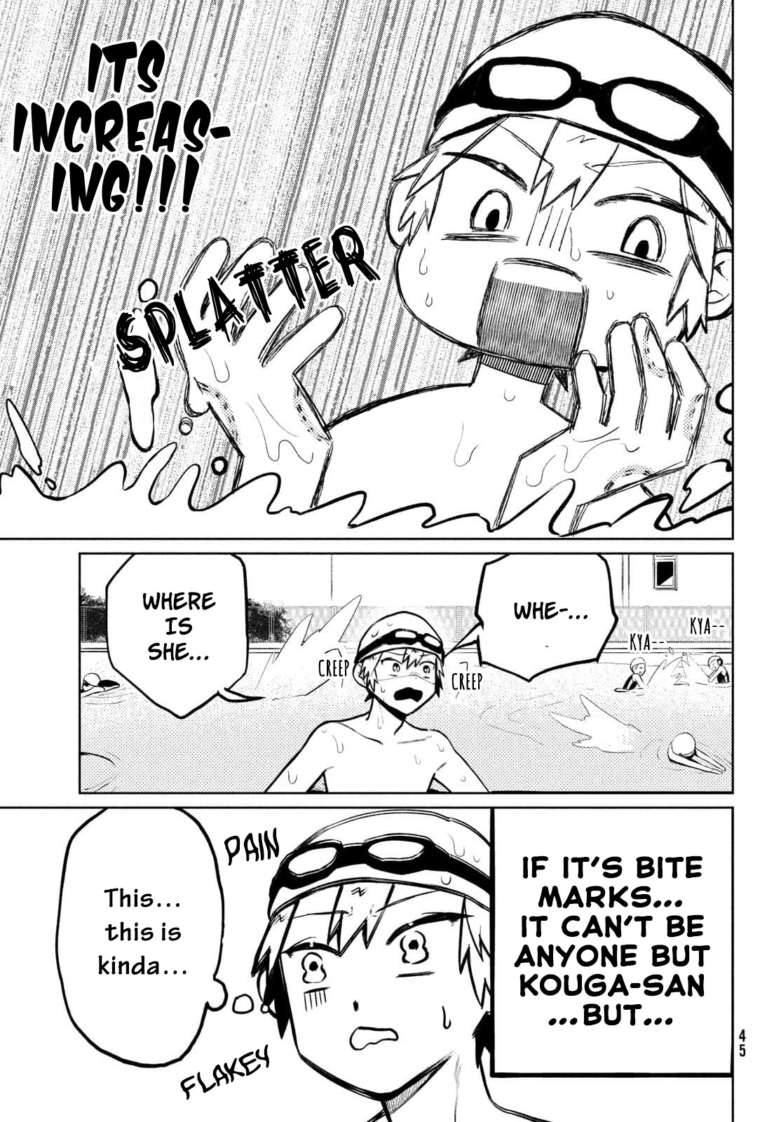 Kouga-san no Kamiguse Chapter 9 page 10 - Chapter 9: The Pool Monster