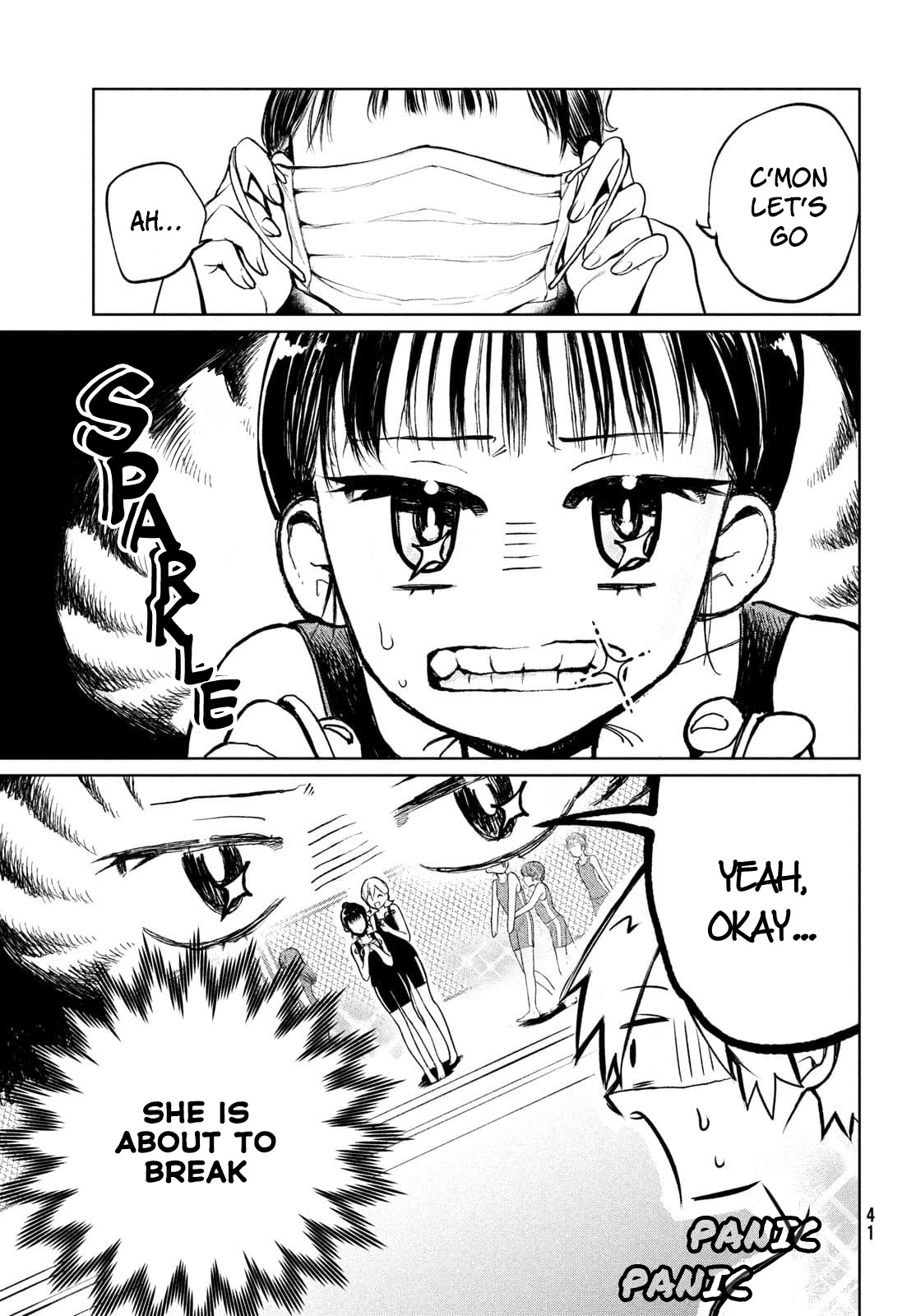 Kouga-san no Kamiguse Chapter 9 page 6 - Chapter 9: The Pool Monster