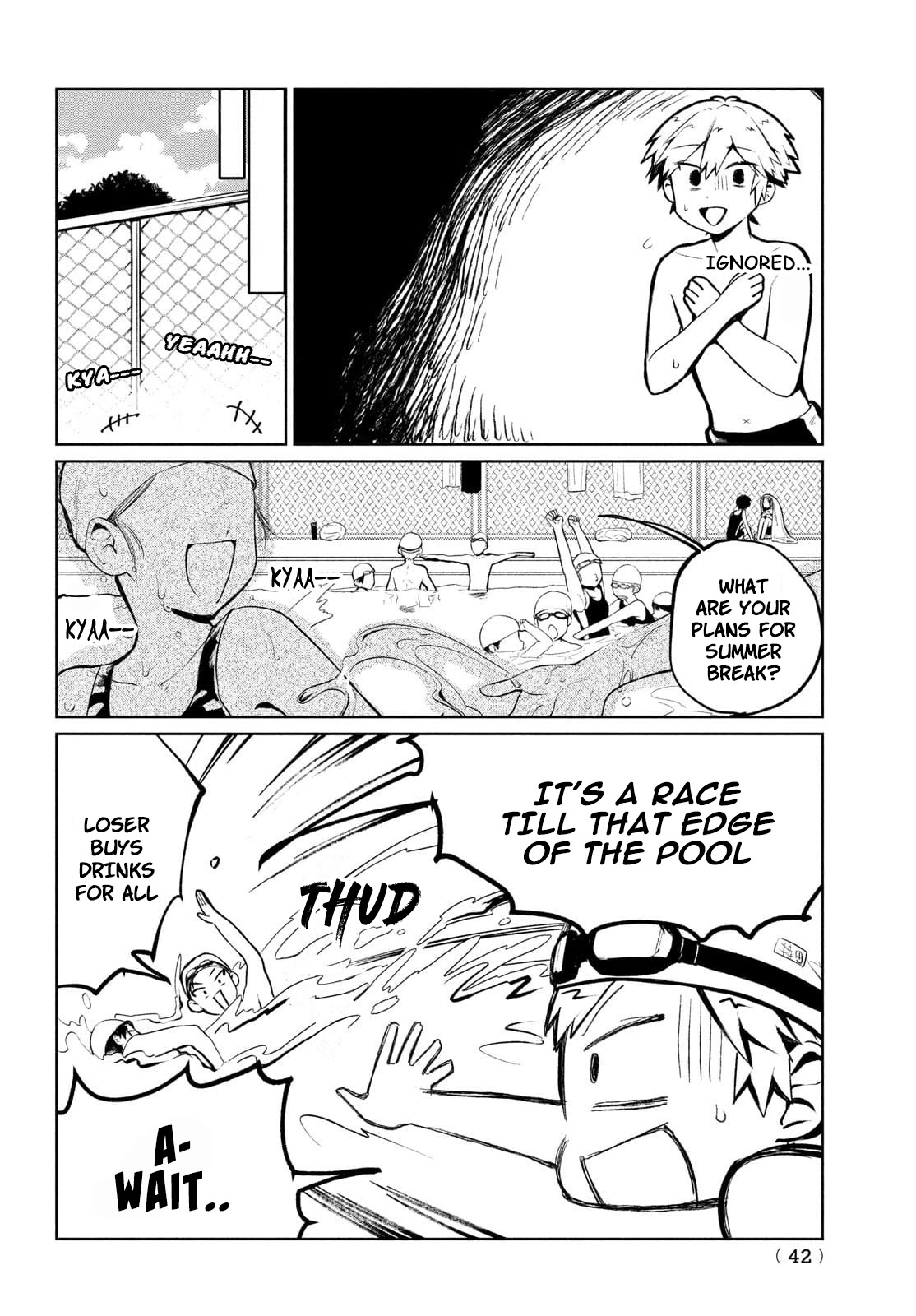 Kouga-san no Kamiguse Chapter 9 page 7 - Chapter 9: The Pool Monster