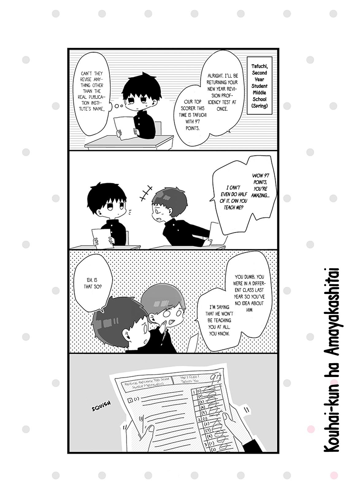 Kouhai-kun wa Amayakashitai Chapter 0.15 page 2 - Chapter 0.15