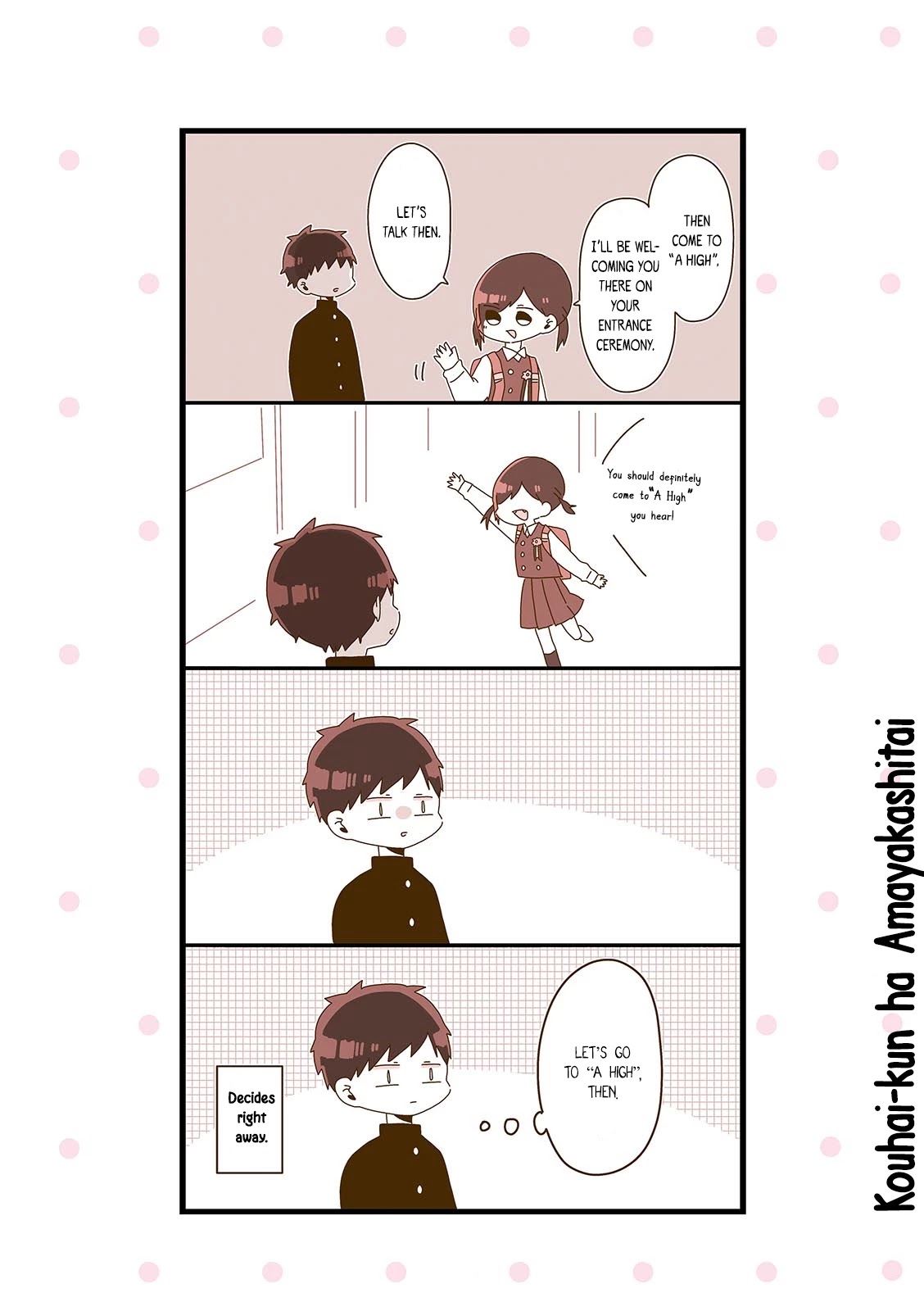 Kouhai-kun wa Amayakashitai Chapter 0.19 page 2 - Chapter 0.19