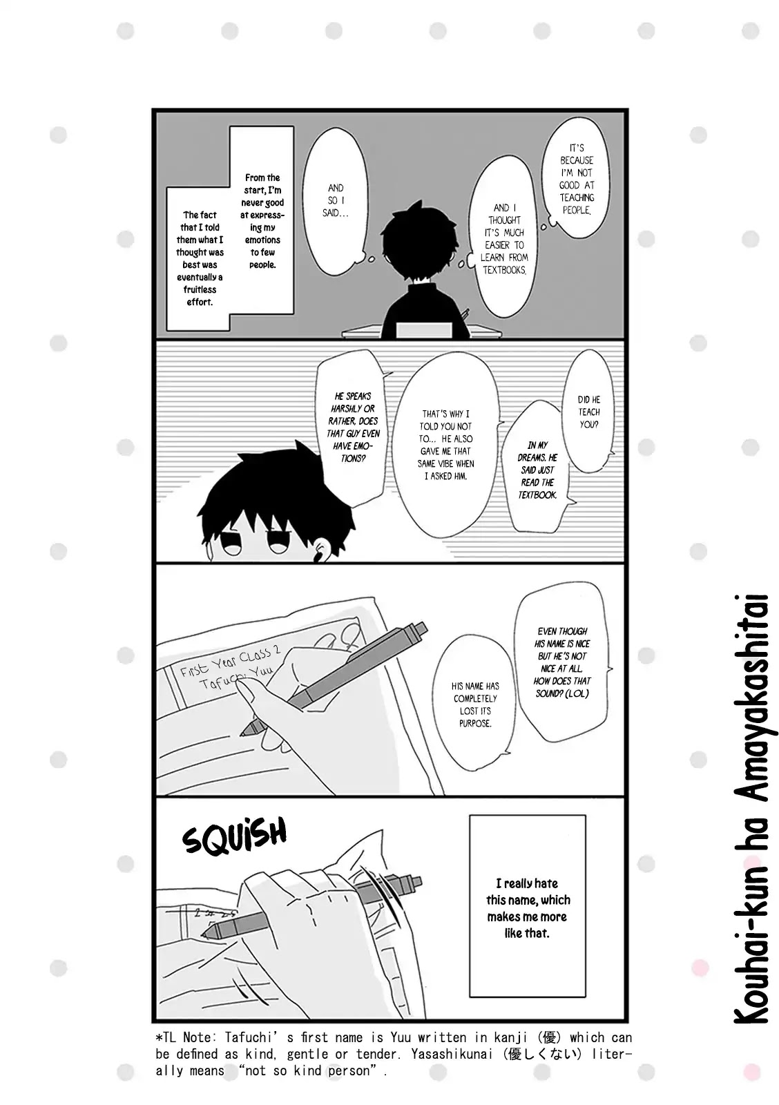 Kouhai-kun wa Amayakashitai Chapter 0.3 page 2 - Chapter 0.3