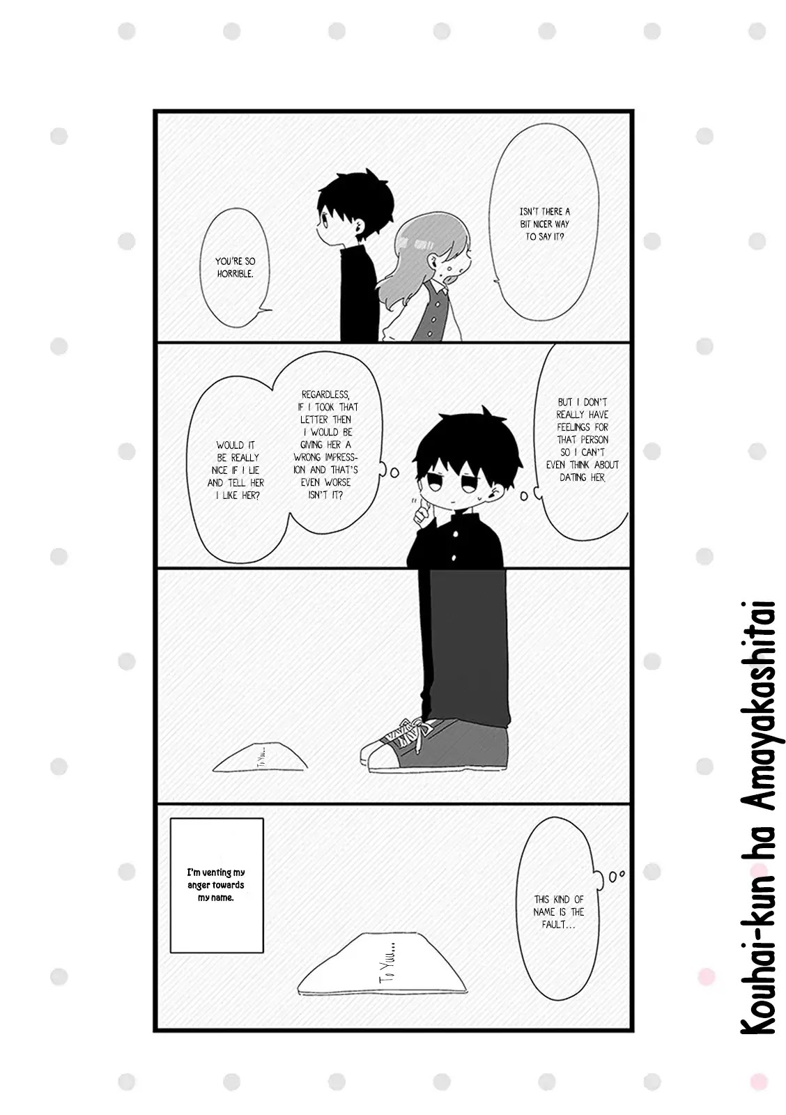Kouhai-kun wa Amayakashitai Chapter 0.4 page 2 - Chapter 0.4