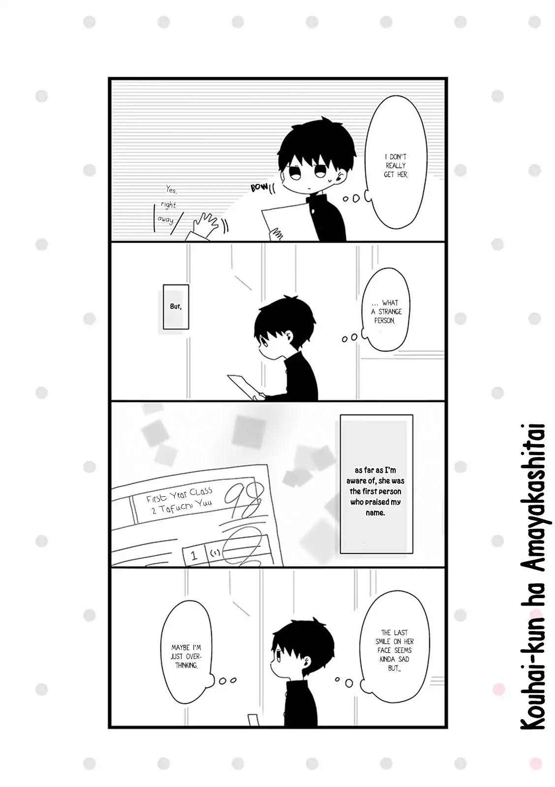 Kouhai-kun wa Amayakashitai Chapter 0.6 page 2 - Chapter 0.6