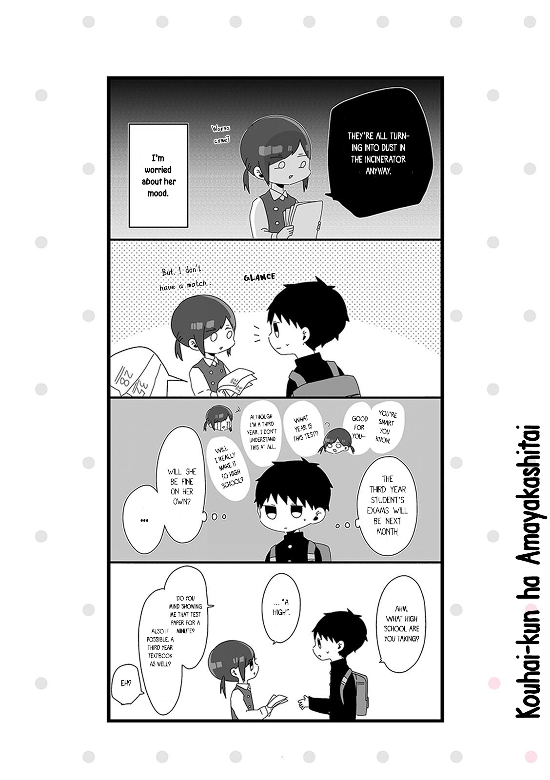 Kouhai-kun wa Amayakashitai Chapter 0.8 page 2 - Chapter 0.8