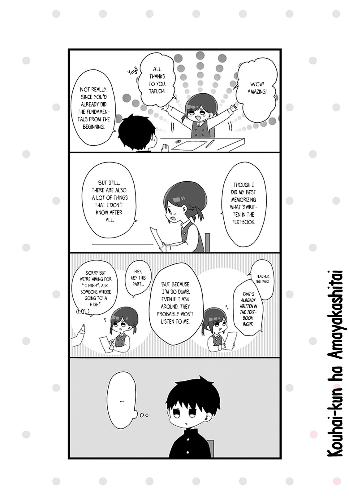 Kouhai-kun wa Amayakashitai Chapter 0.9 page 2 - Chapter 0.09