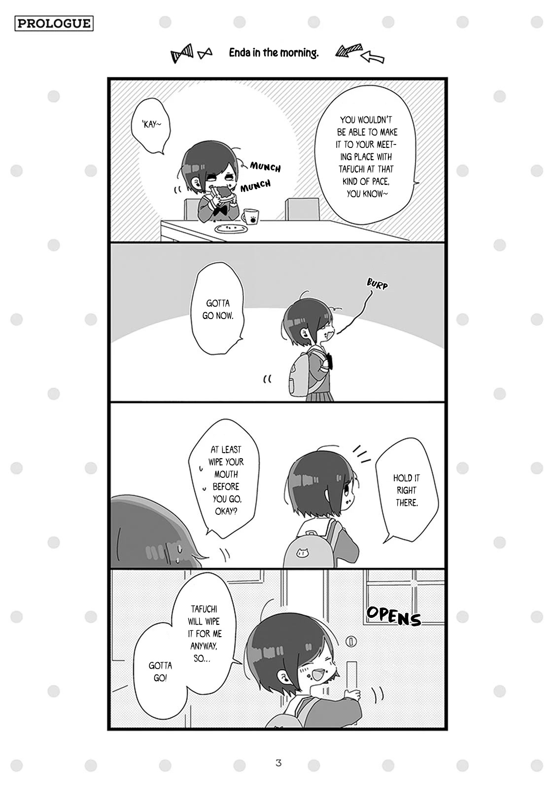 Kouhai-kun wa Amayakashitai Chapter 2 page 3 - Chapter 2: Enda in the Morning