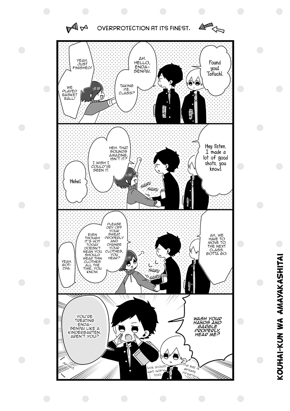 Kouhai-kun wa Amayakashitai Chapter 9 page 2 - Chapter 9: Overprotection at its finest