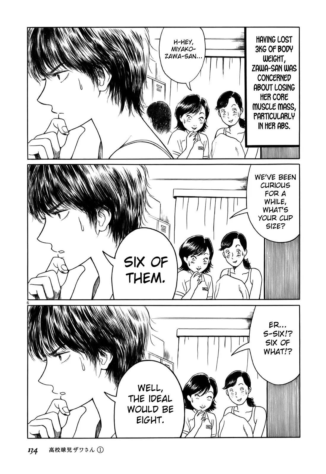 Koukou Kyuuji Zawa-san Chapter 14 page 6 - Chapter 14