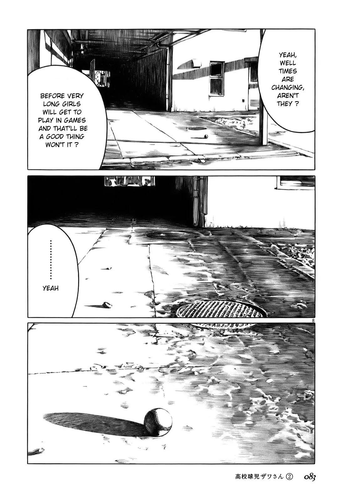 Koukou Kyuuji Zawa-san Chapter 27 page 8 - Chapter 27 : Nissen Business