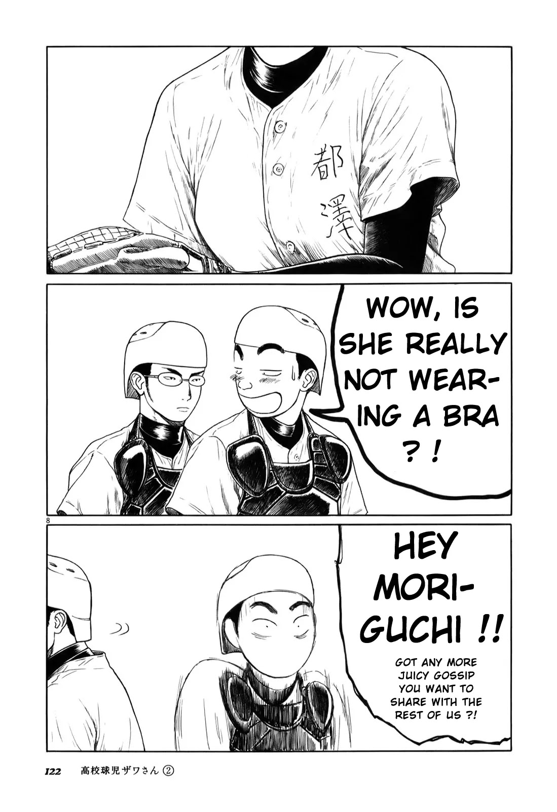 Koukou Kyuuji Zawa-san Chapter 31 page 8 - Chapter 31 : Hase-san