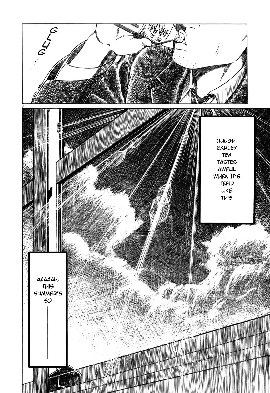 Koukou Kyuuji Zawa-san Chapter 32.1 page 9 - Chapter 32.1: Omake 1 - Chuo Line, August