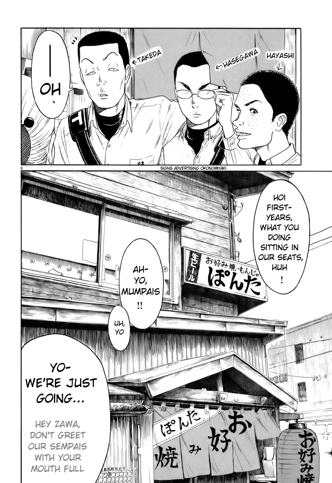 Koukou Kyuuji Zawa-san Chapter 43 page 8 - Chapter 43: ZAWA