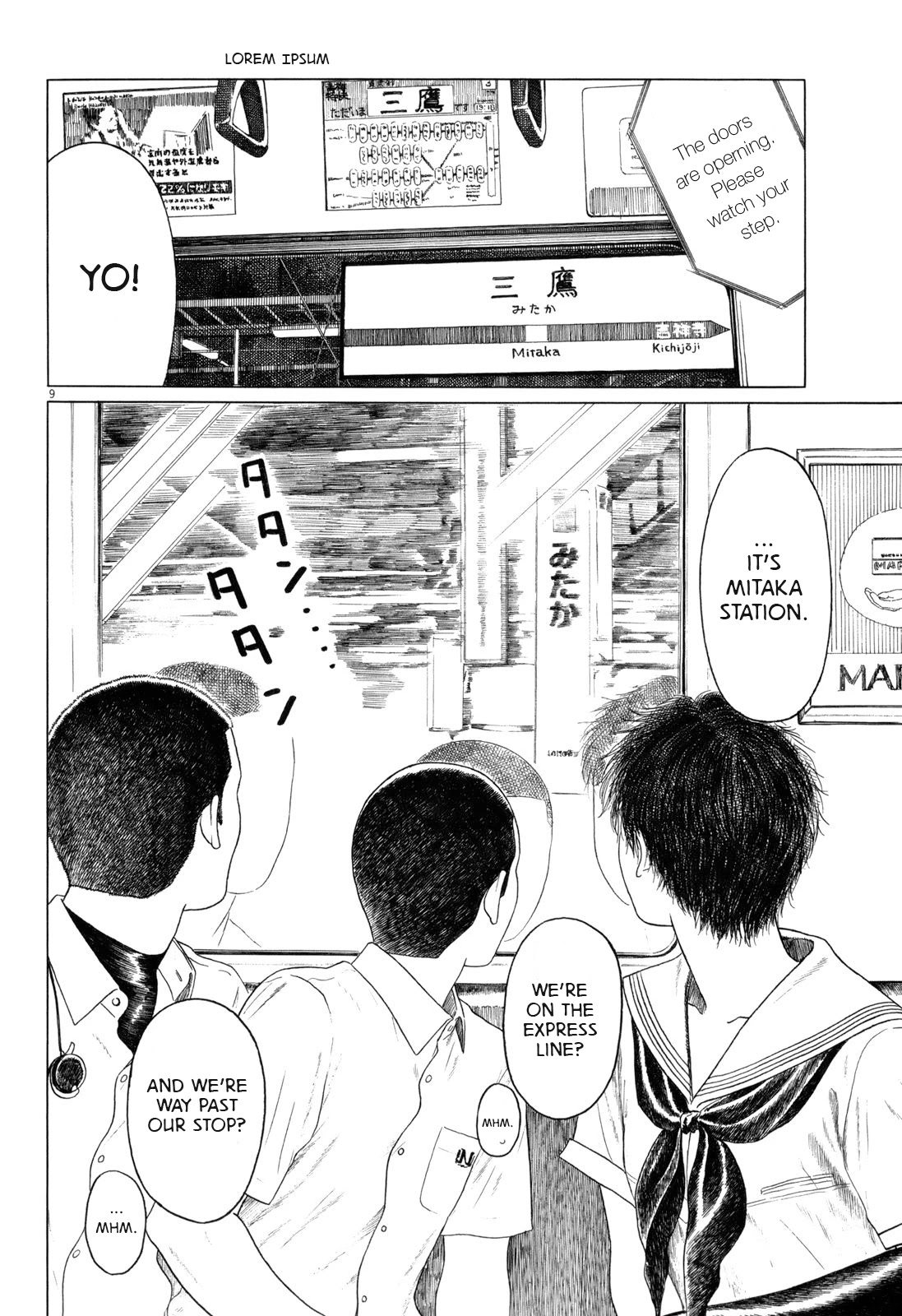 Koukou Kyuuji Zawa-san Chapter 52 page 8 - Chapter 52: Ome Ltd. Express to Tokyo