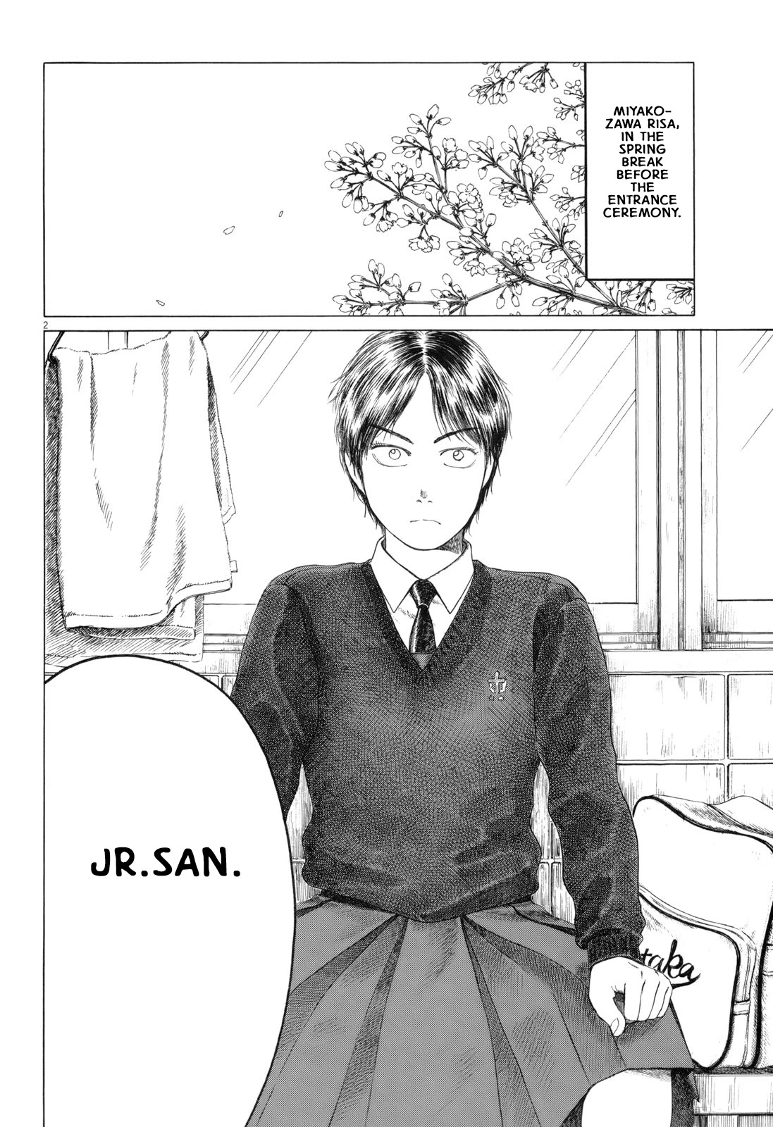 Koukou Kyuuji Zawa-san Chapter 60 page 2 - Chapter 60: Jr. San