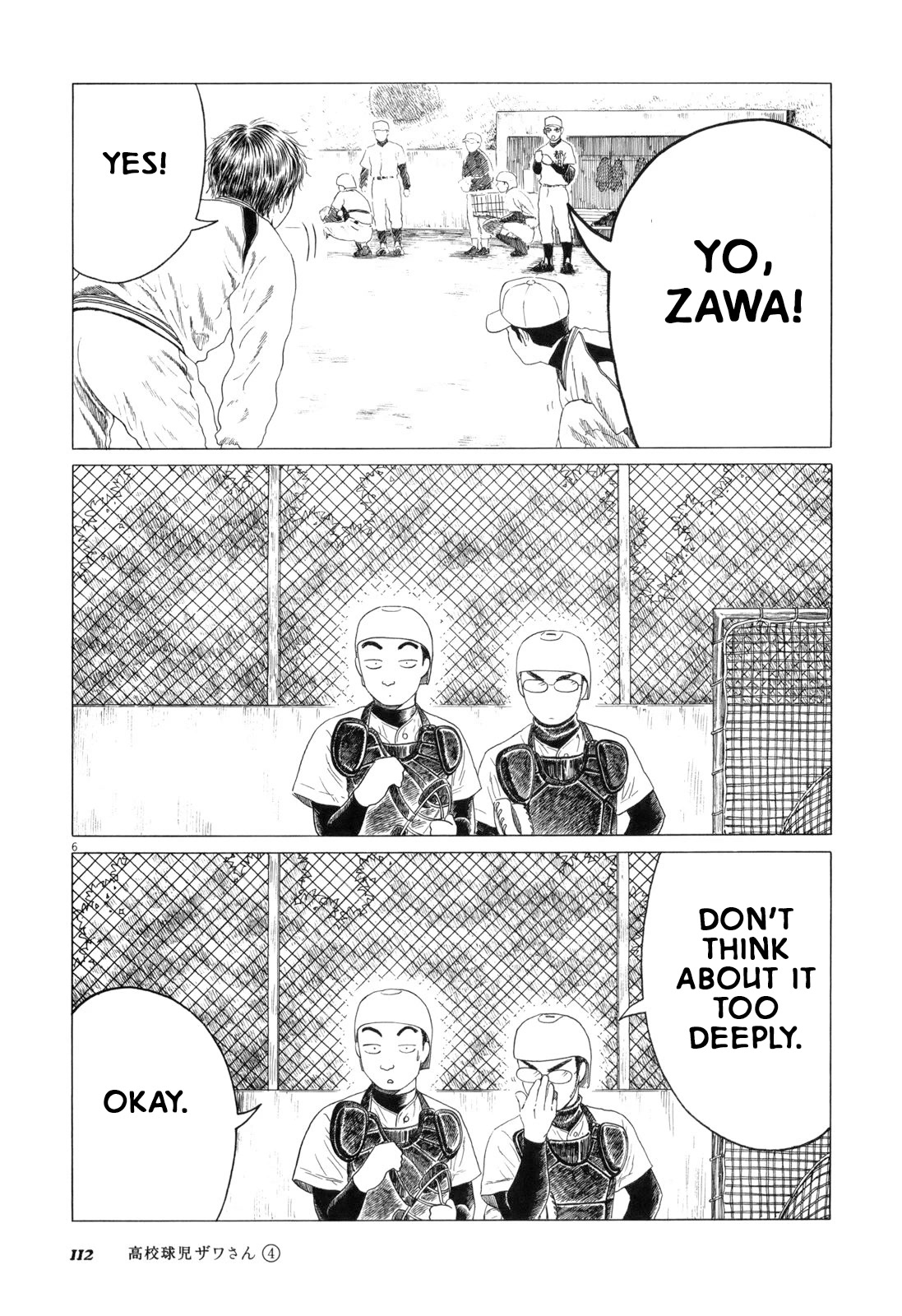 Koukou Kyuuji Zawa-san Chapter 60 page 6 - Chapter 60: Jr. San