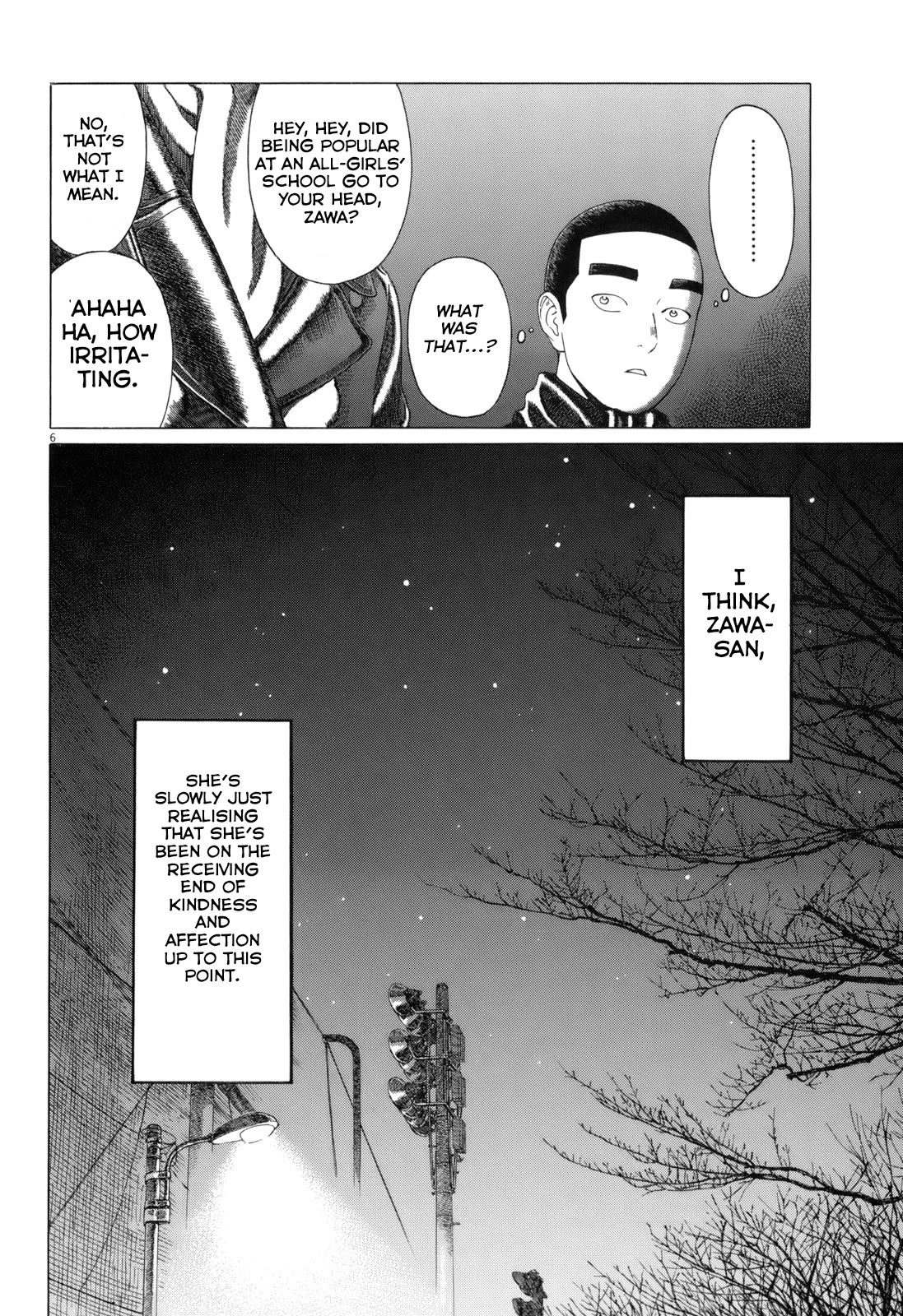 Koukou Kyuuji Zawa-san Chapter 69 page 6 - Chapter 69: February 19th