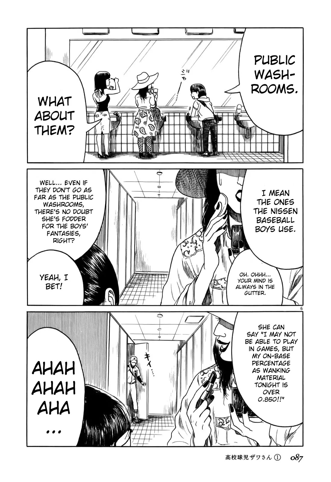 Koukou Kyuuji Zawa-san Chapter 9 page 6 - Chapter 9