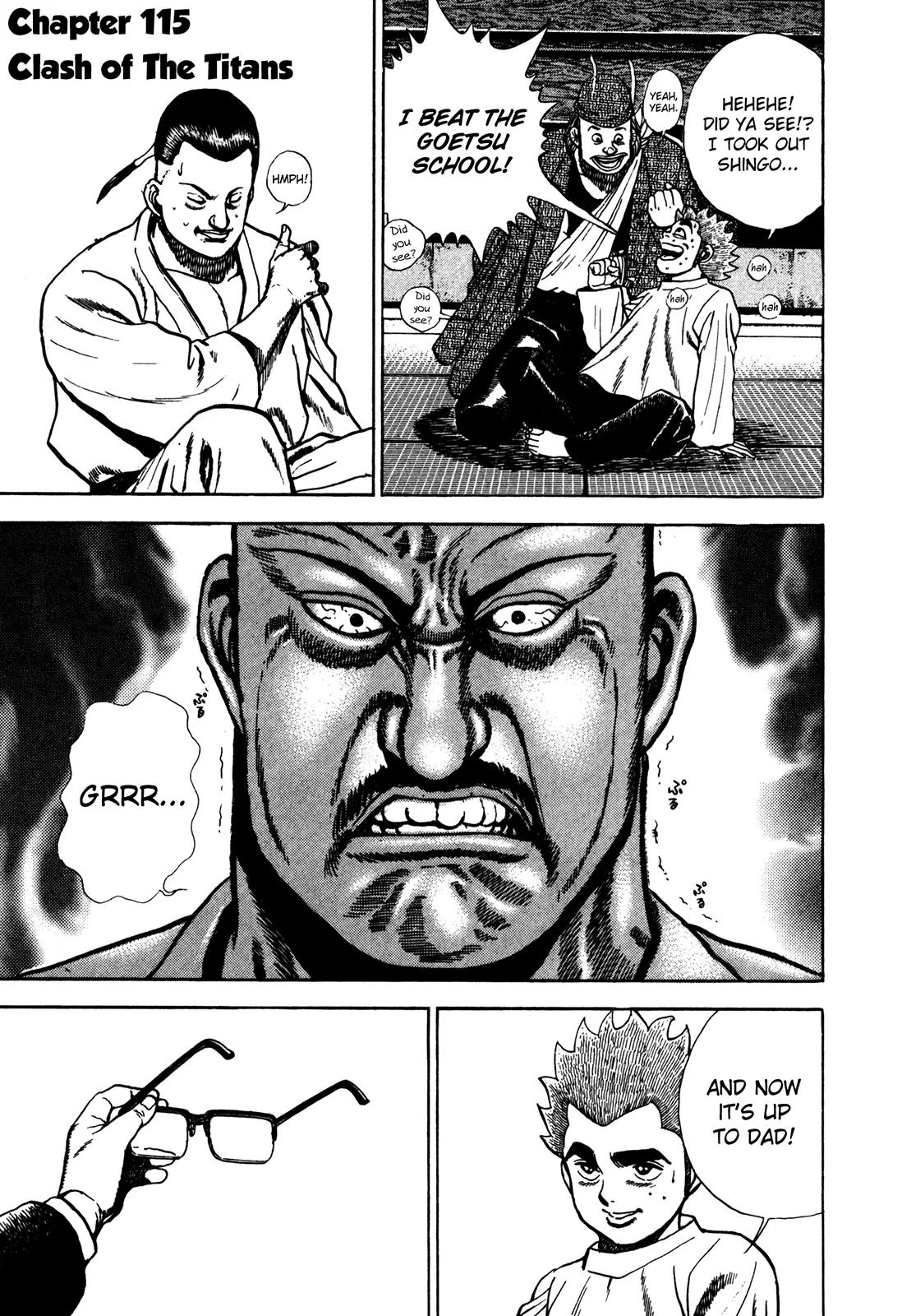 Koukou Tekkenden Tough Chapter 115 page 1 - Chapter 115: Clash of the Titans
