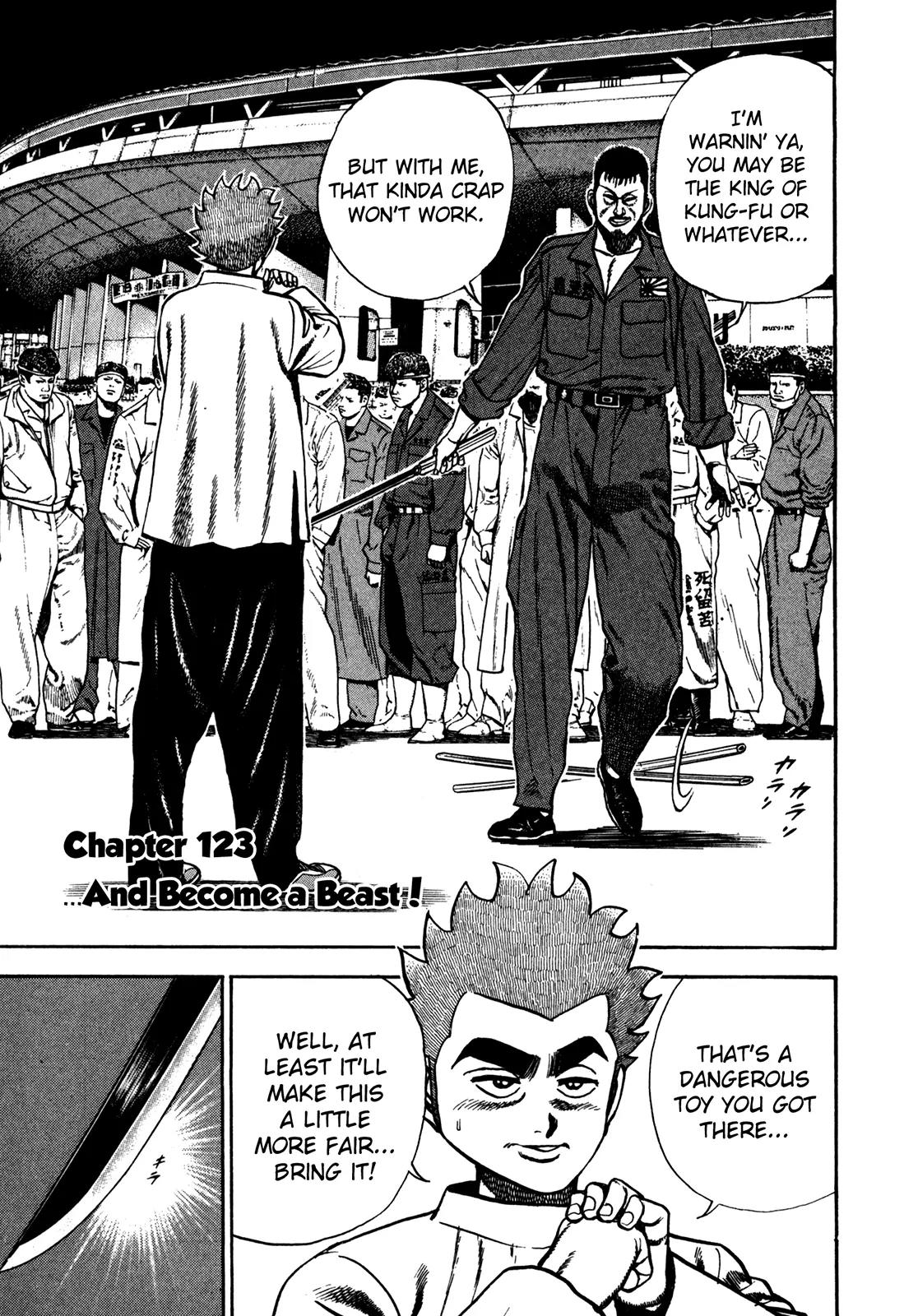 Koukou Tekkenden Tough Chapter 123 page 1 - Chapter 123: ...And Become a Beast!