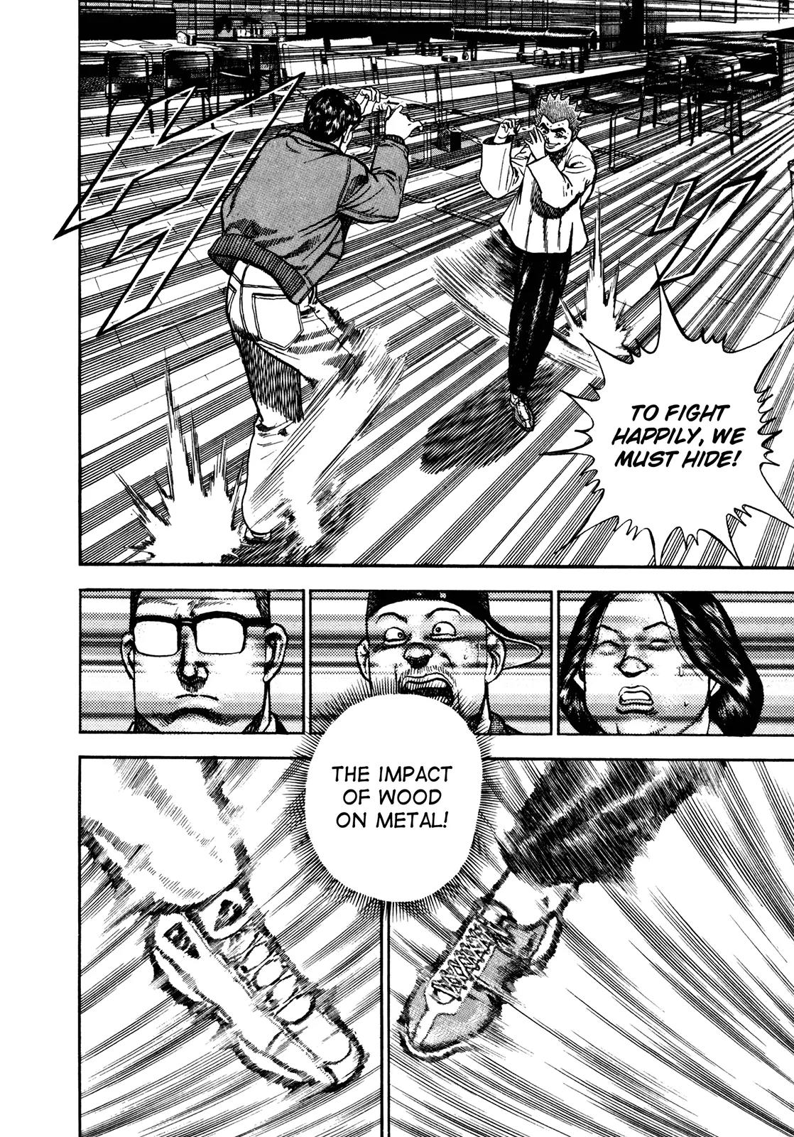 Koukou Tekkenden Tough Chapter 161 page 13 - Chapter 161: Wood vs Metal