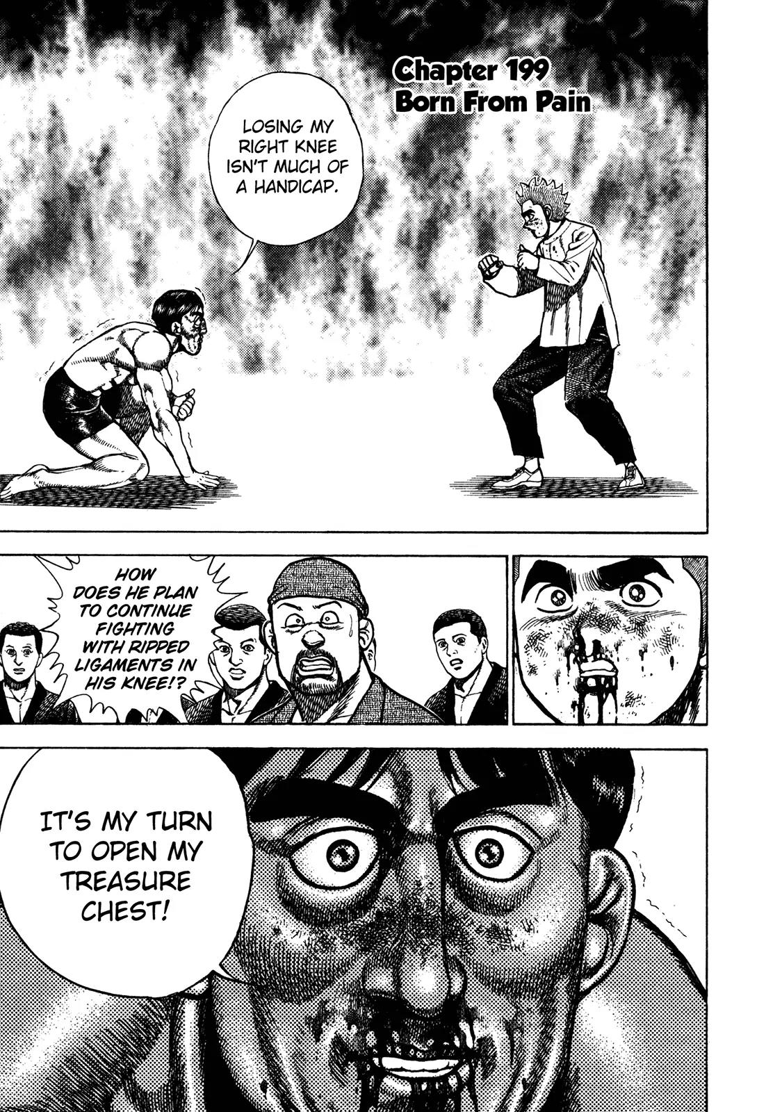 Koukou Tekkenden Tough Chapter 199 page 1 - Chapter 199: Born from Pain