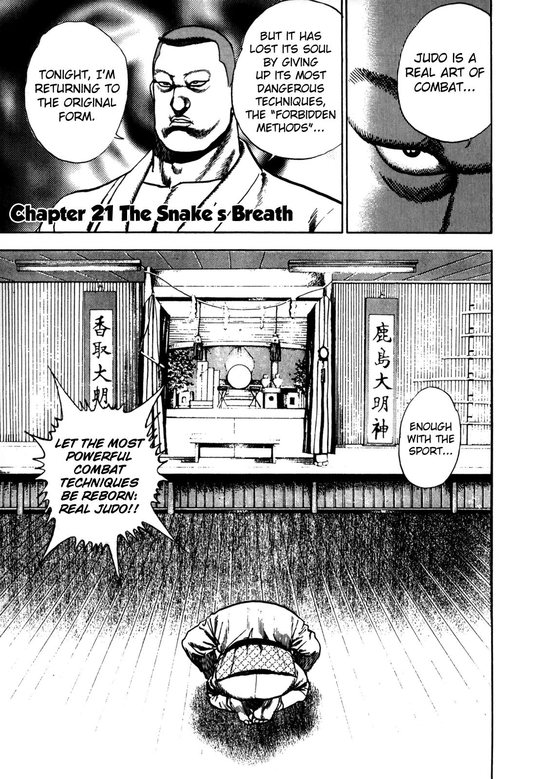 Koukou Tekkenden Tough Chapter 21 page 1 - Chapter 21: The Snake's Breath