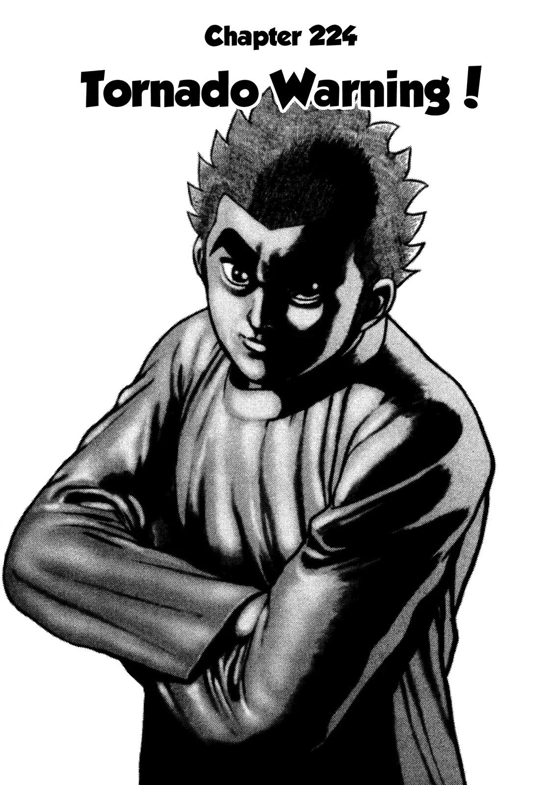 Koukou Tekkenden Tough Chapter 224 page 1 - Chapter 224: Tornado Warning!
