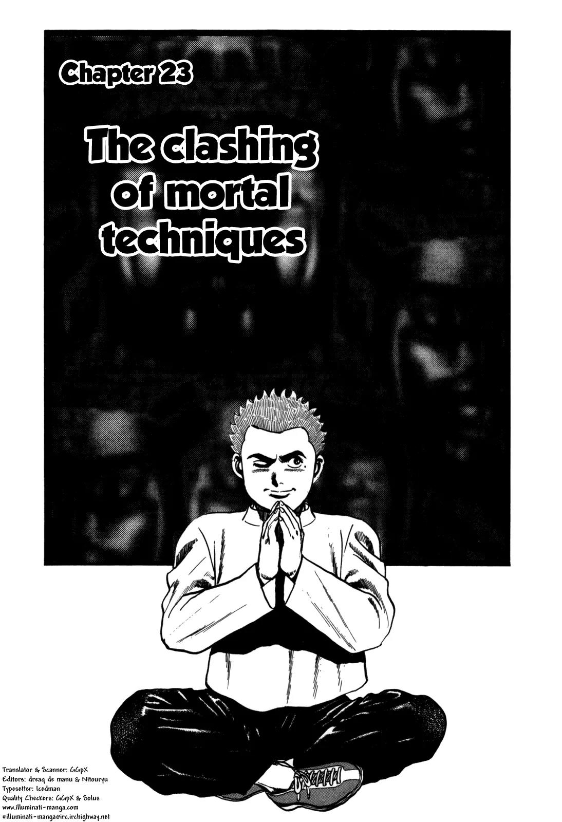 Koukou Tekkenden Tough Chapter 23 page 1 - Chapter 23: The Clashing of Mortal Techniques