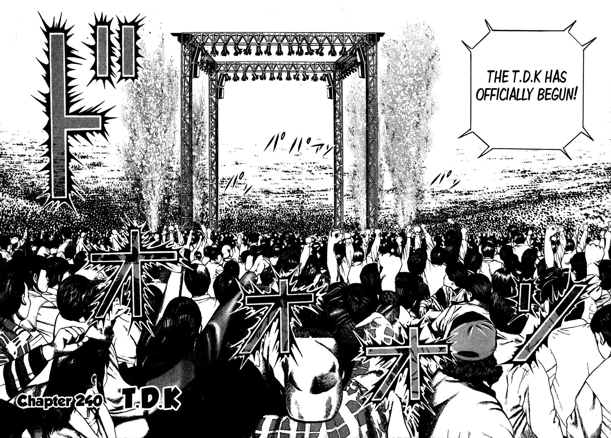 Koukou Tekkenden Tough Chapter 240 page 2 - Chapter 240: T.D.K