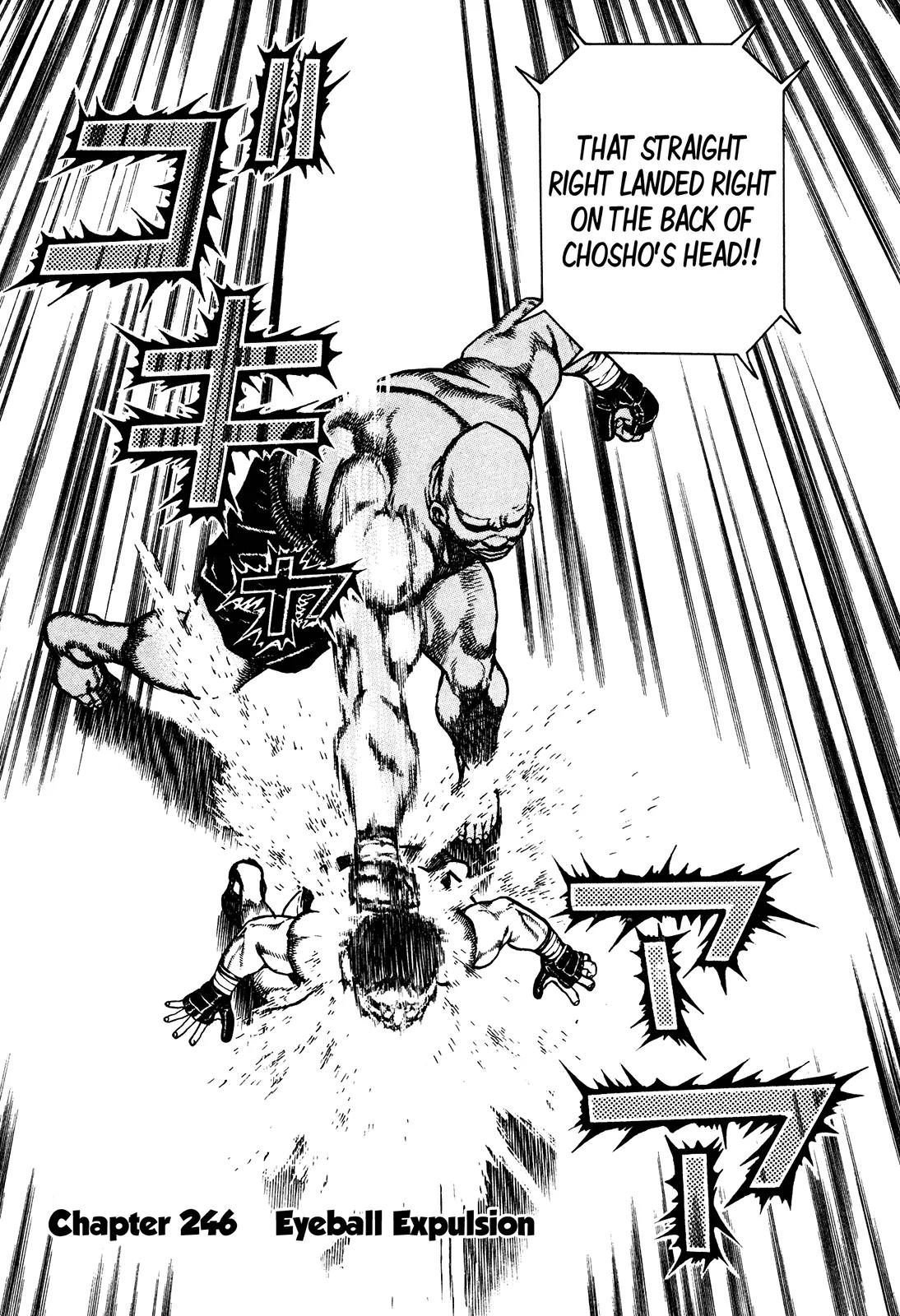 Koukou Tekkenden Tough Chapter 246 page 1 - Chapter 246: Eyeball Expulsion