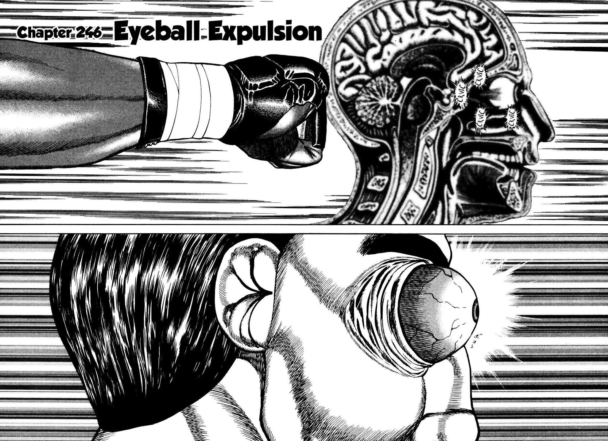 Koukou Tekkenden Tough Chapter 246 page 2 - Chapter 246: Eyeball Expulsion