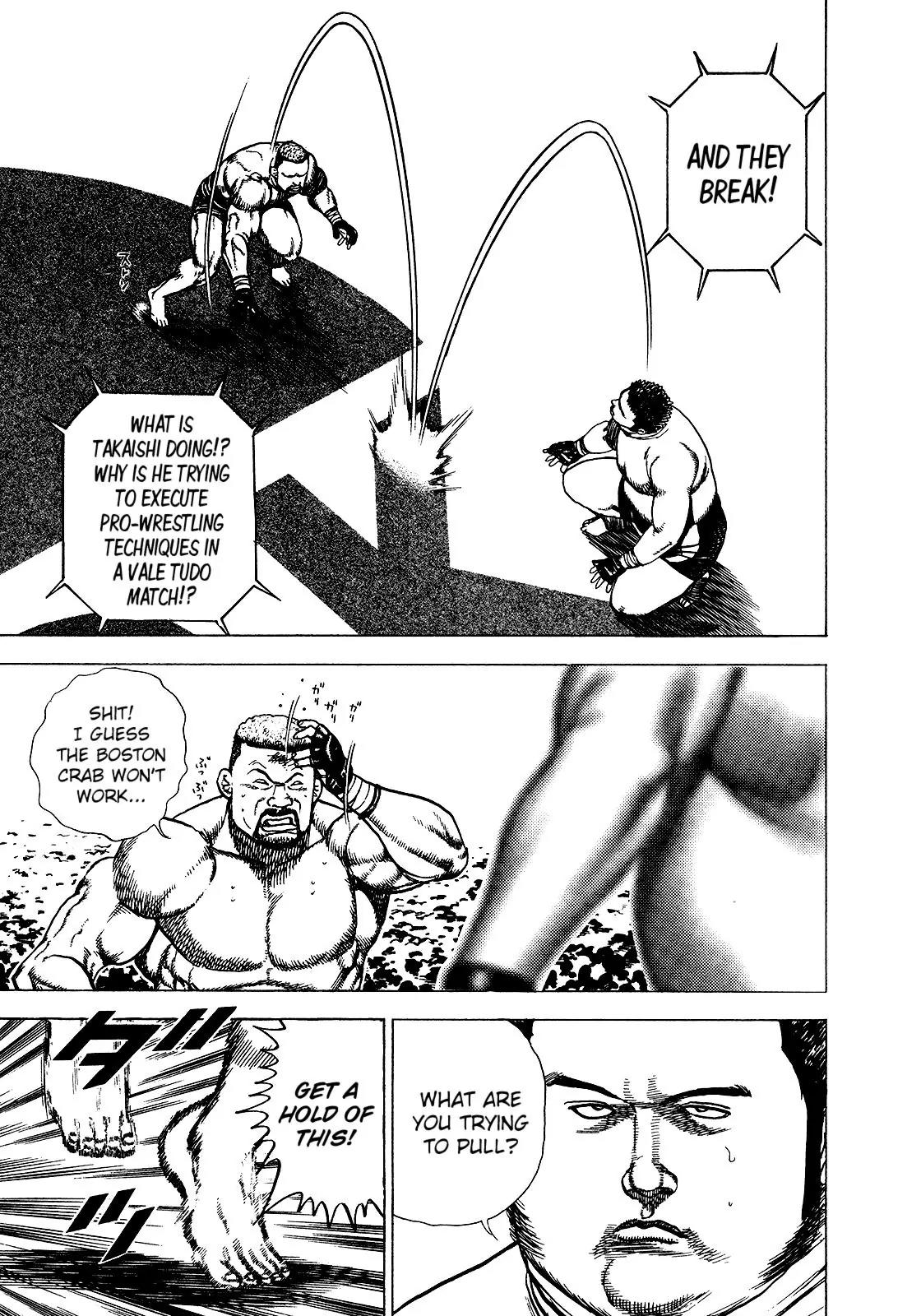 Koukou Tekkenden Tough Chapter 270 page 13 - Chapter 270: Takaishi, the Pro Wrestler