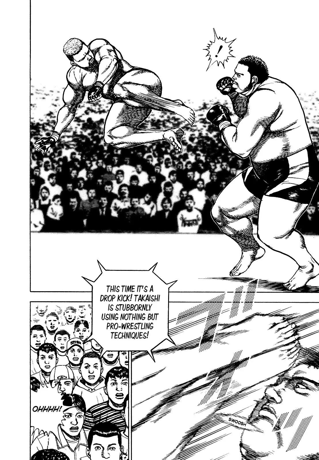 Koukou Tekkenden Tough Chapter 270 page 14 - Chapter 270: Takaishi, the Pro Wrestler