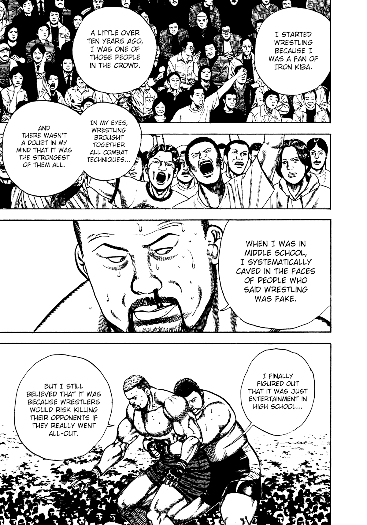 Koukou Tekkenden Tough Chapter 272 page 17 - Chapter 272: Dreams of Wrestling