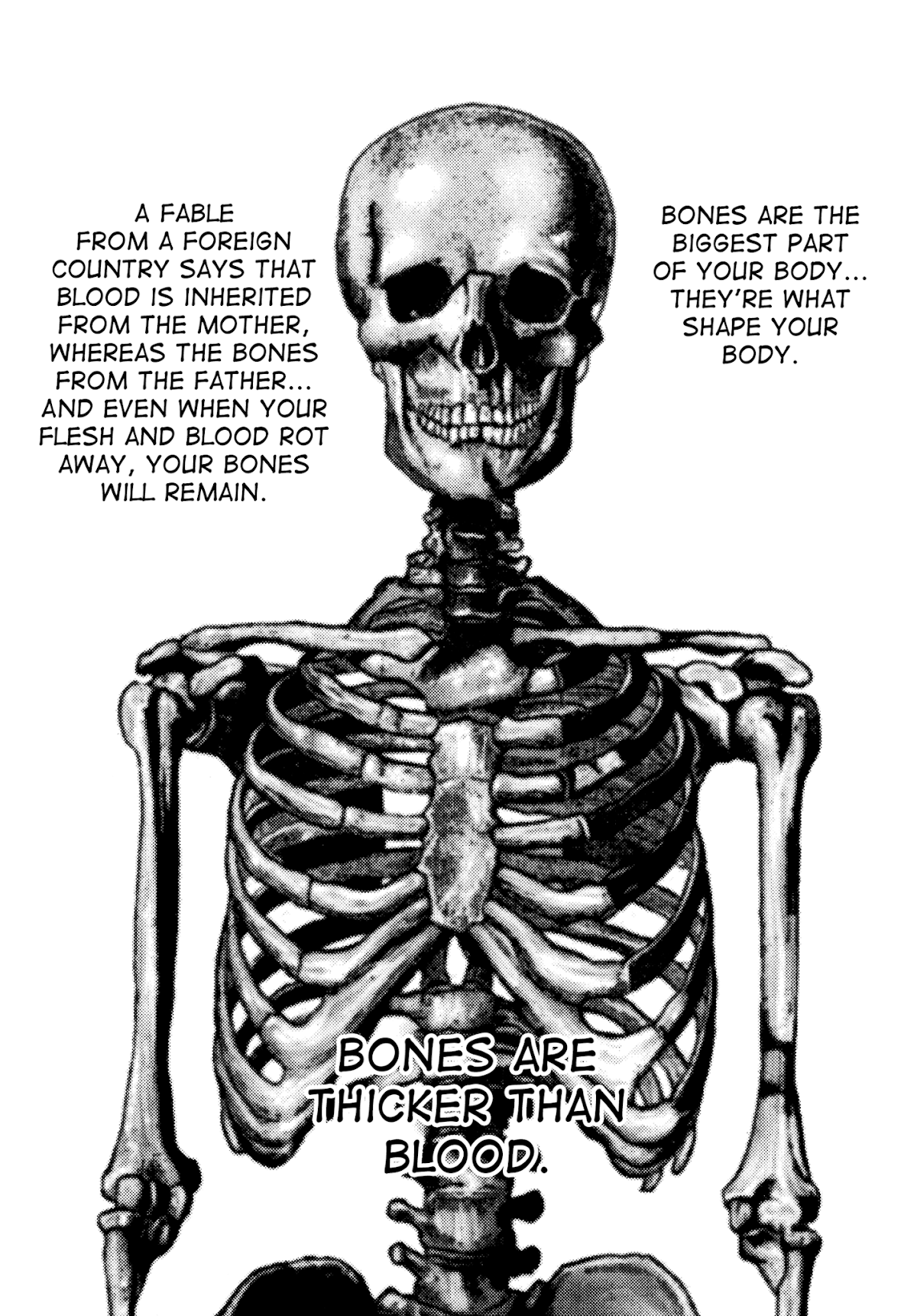 Koukou Tekkenden Tough Chapter 297 page 7 - Chapter 297: Bones