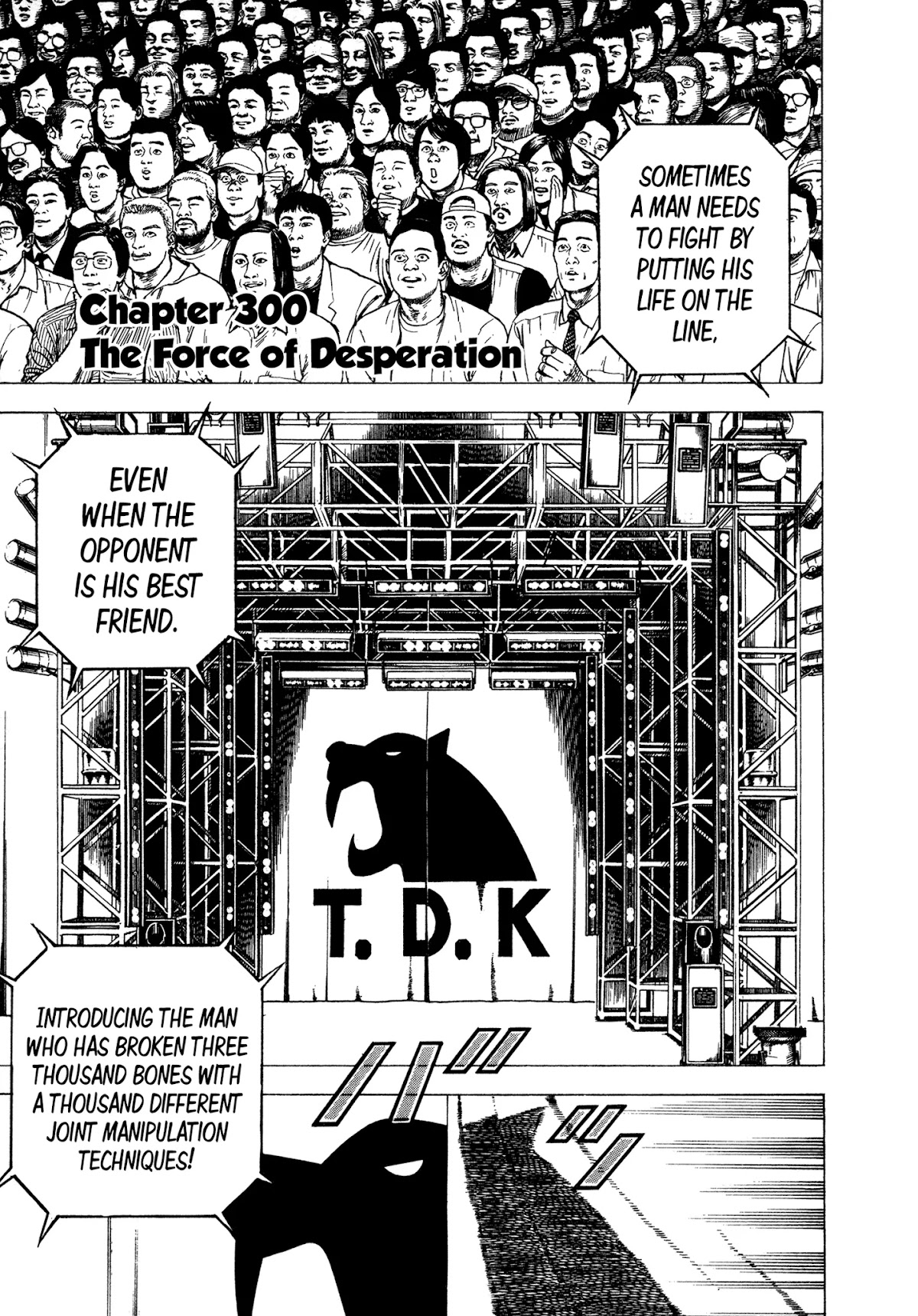 Koukou Tekkenden Tough Chapter 300 page 1 - Chapter 300: The Force of Desperation