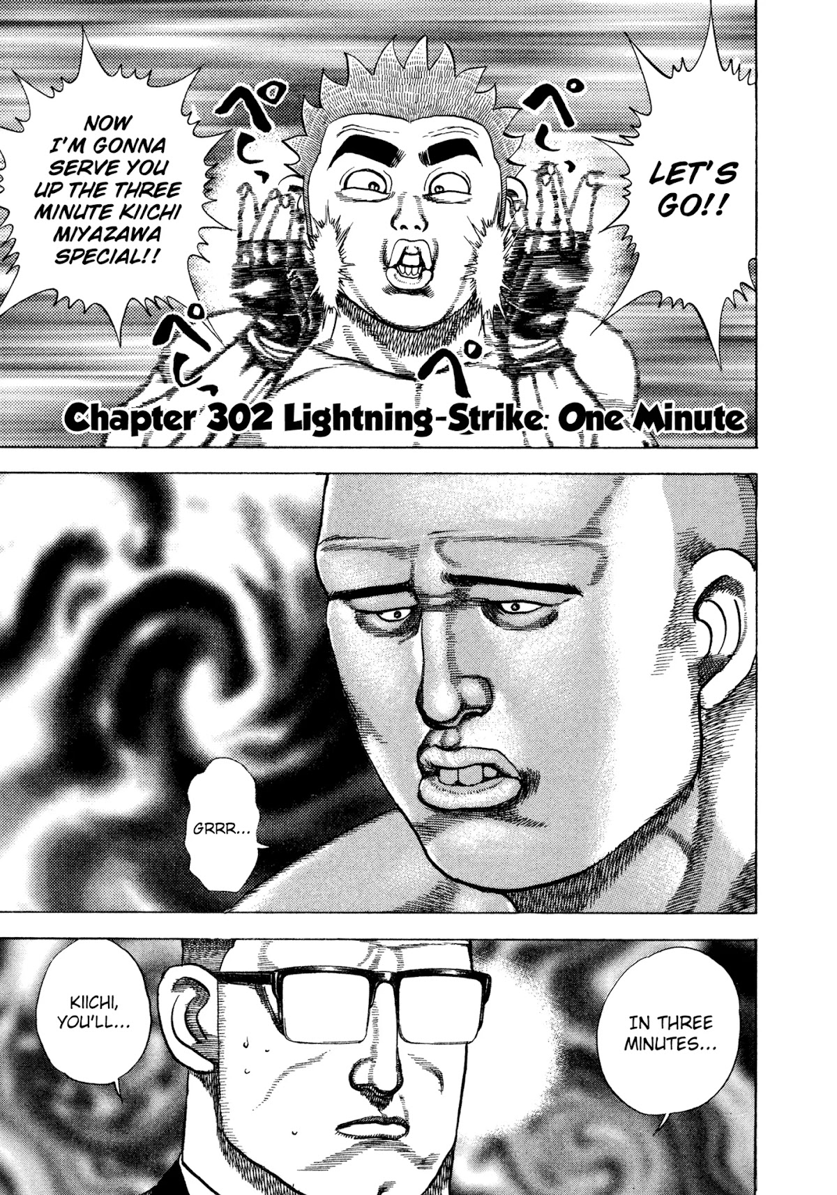 Koukou Tekkenden Tough Chapter 302 page 1 - Chapter 302: Lightning-Strike: One Minute