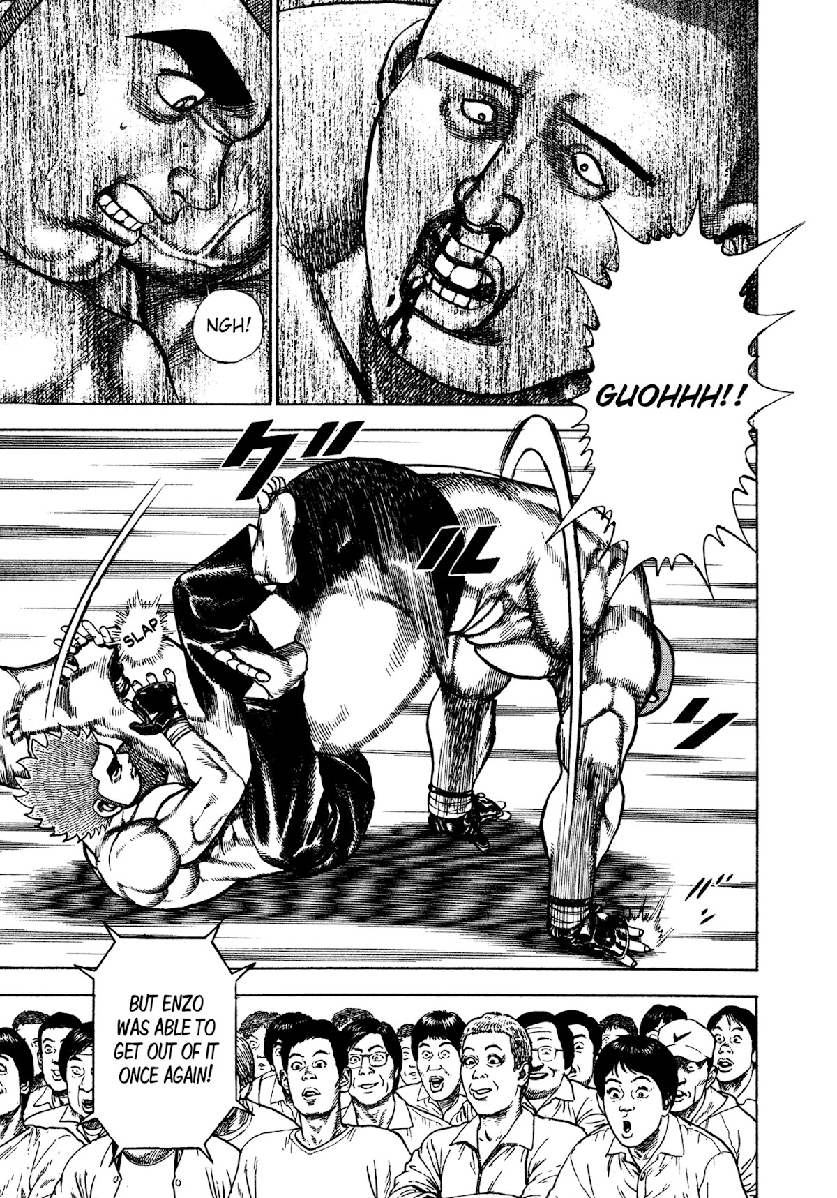 Koukou Tekkenden Tough Chapter 302 page 14 - Chapter 302: Lightning-Strike: One Minute