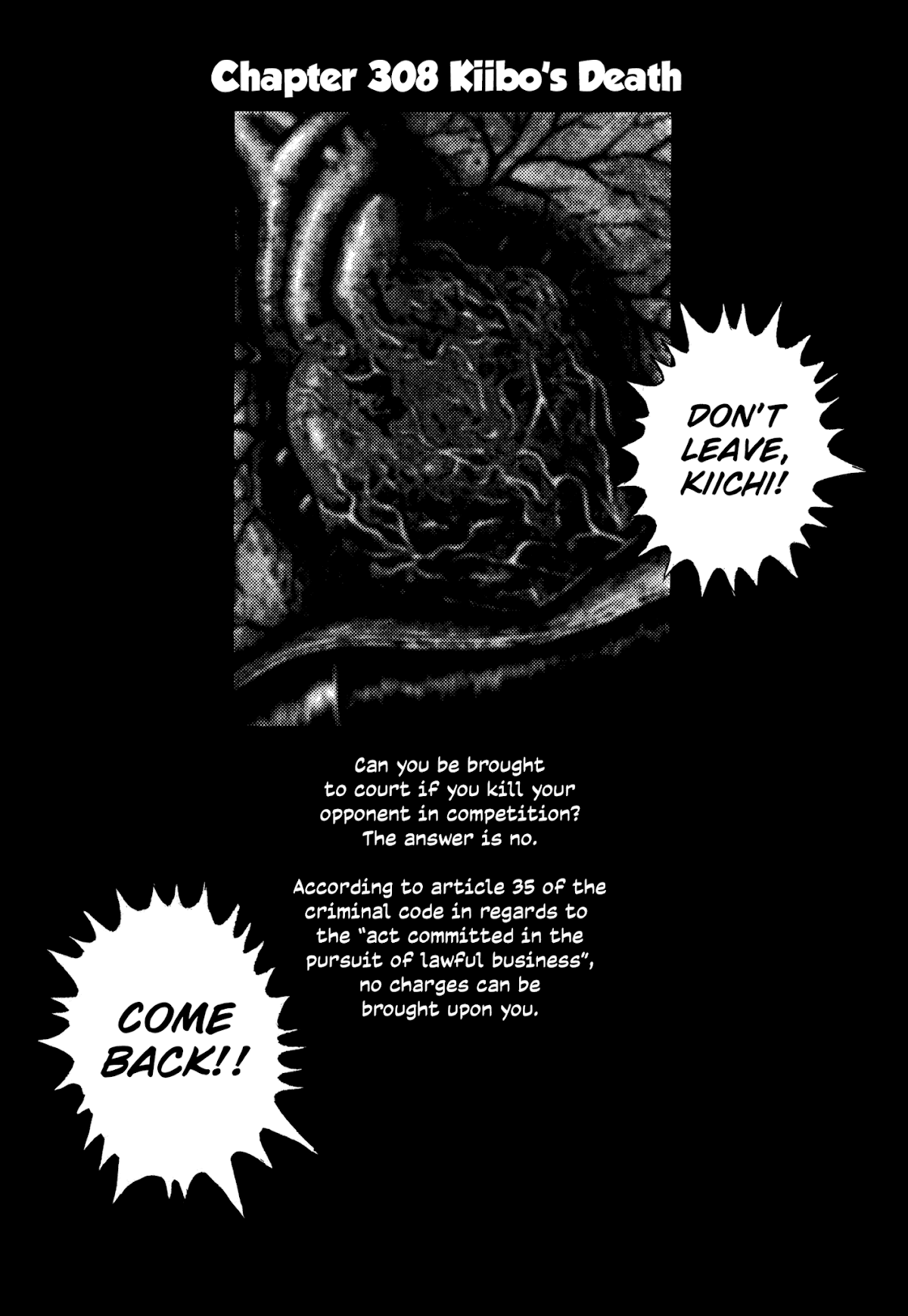 Koukou Tekkenden Tough Chapter 308 page 7 - Chapter 308: Kiibo's Death