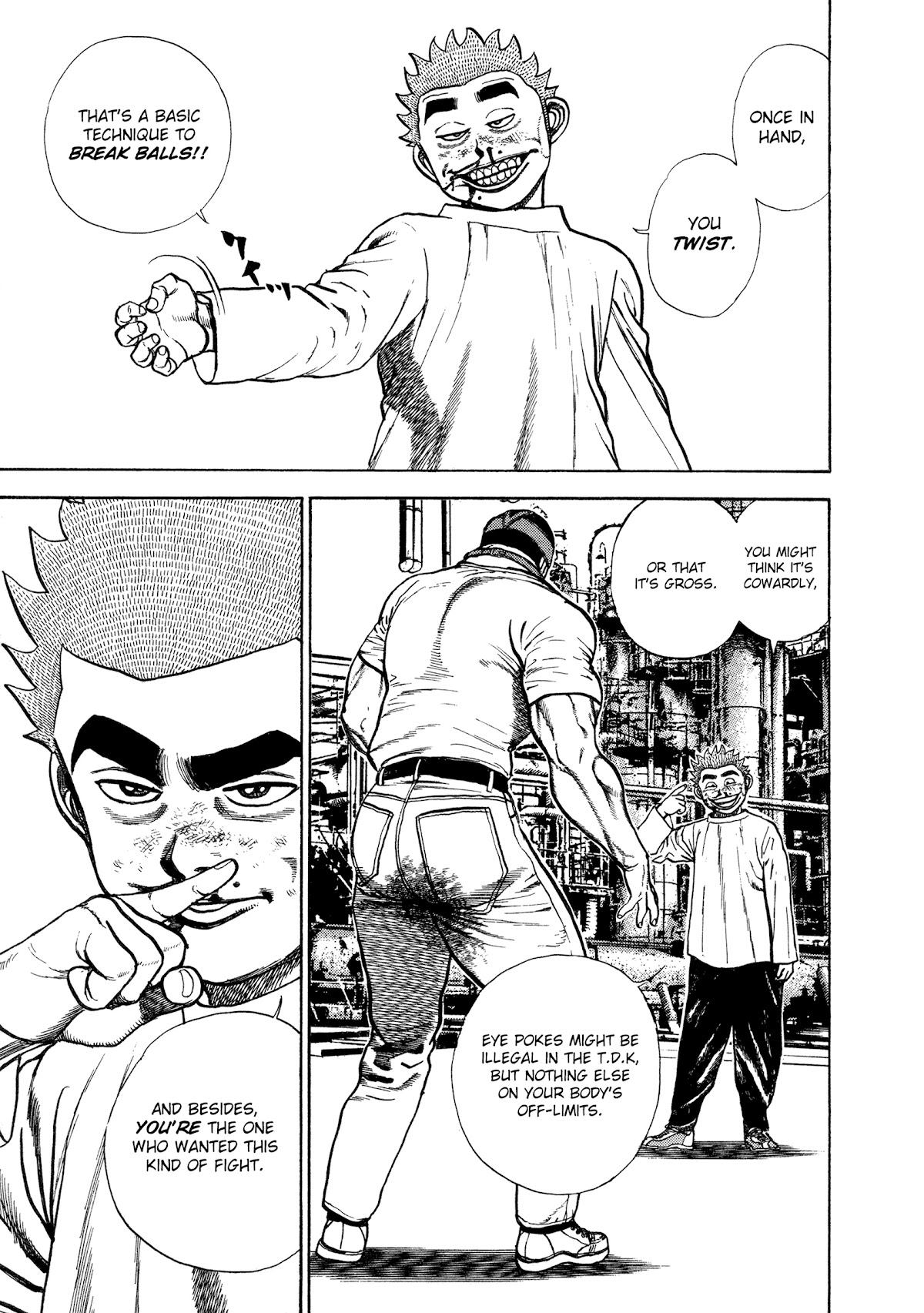 Koukou Tekkenden Tough Chapter 322 page 9 - Chapter 322: A Set of Illegal Attacks