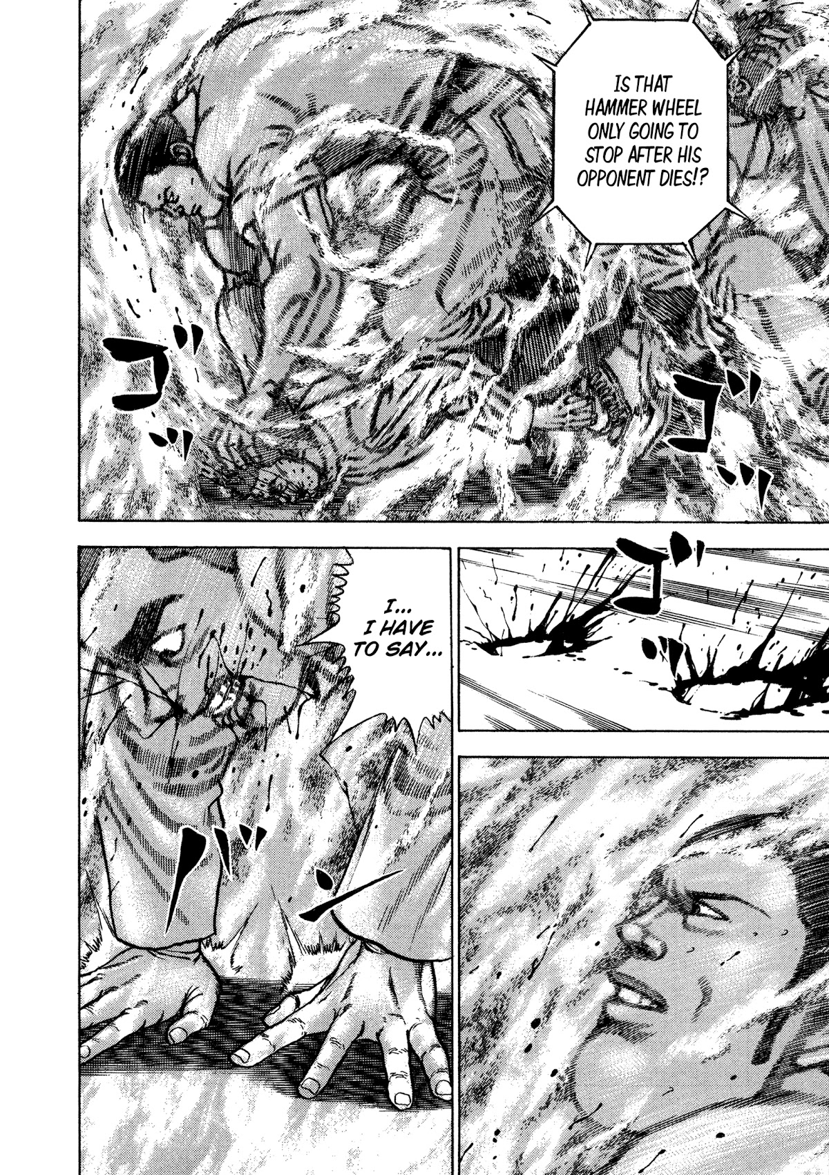 Koukou Tekkenden Tough Chapter 325 page 4 - Chapter 325: Hammer Wheel