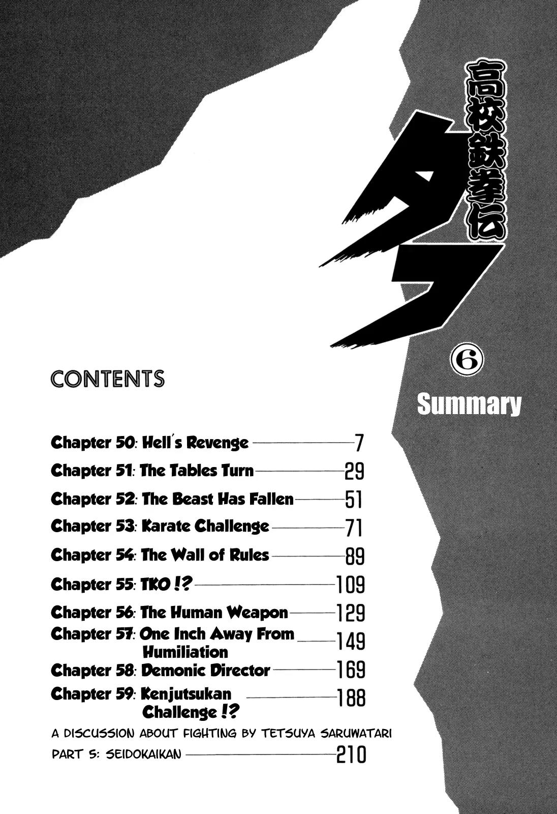 Koukou Tekkenden Tough Chapter 50 page 6 - Chapter 50: Hell's Revenge
