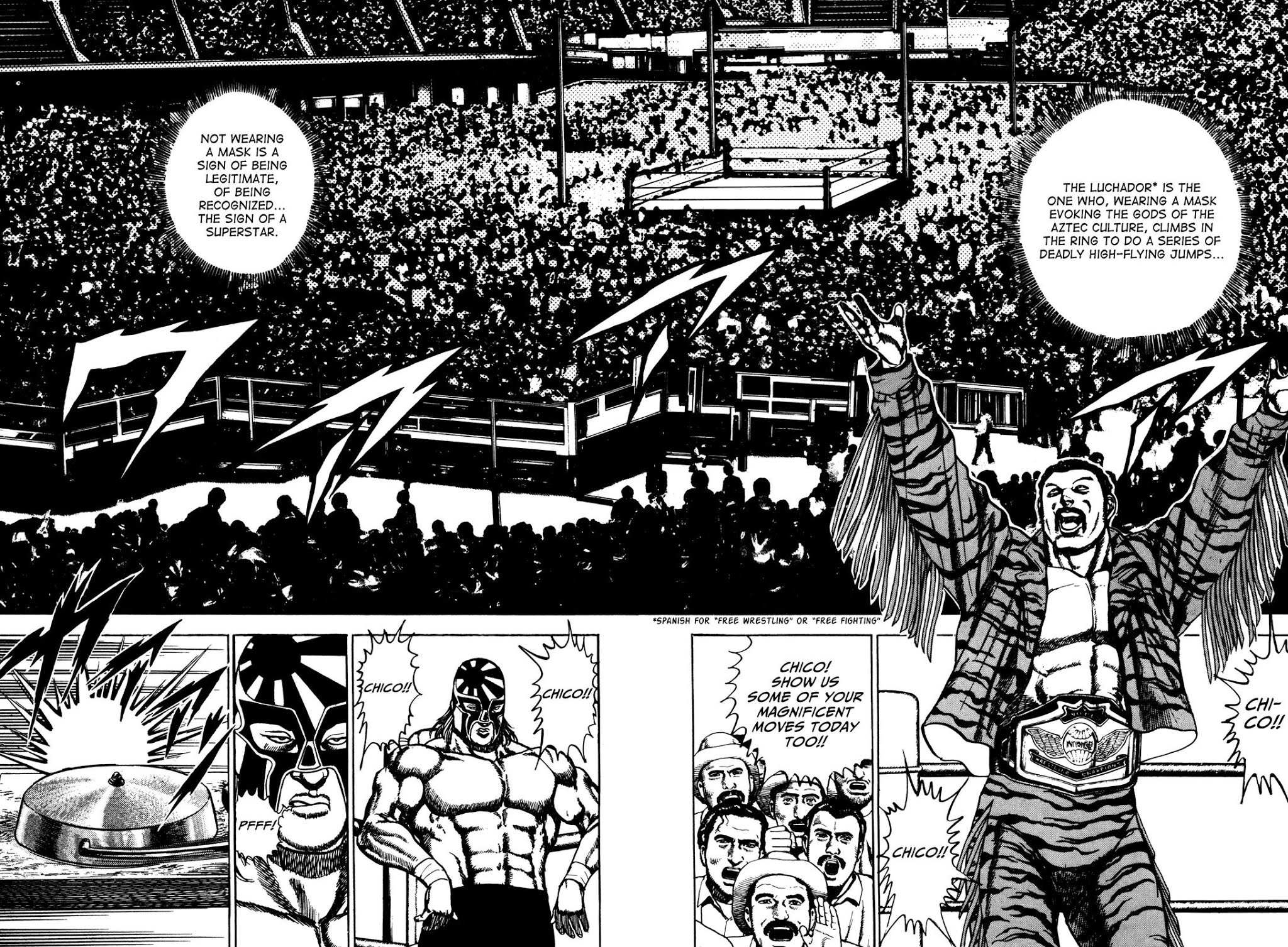 Koukou Tekkenden Tough Chapter 74 page 4 - Chapter 74: Lucha Libre