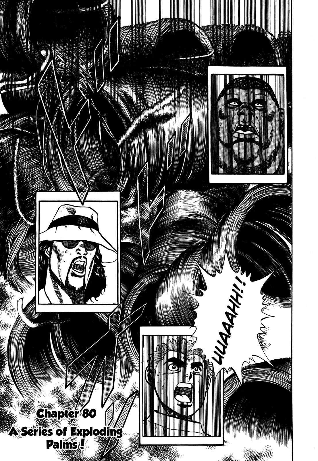 Koukou Tekkenden Tough Chapter 80 page 1 - Chapter 80: A Series of Exploding Palms!