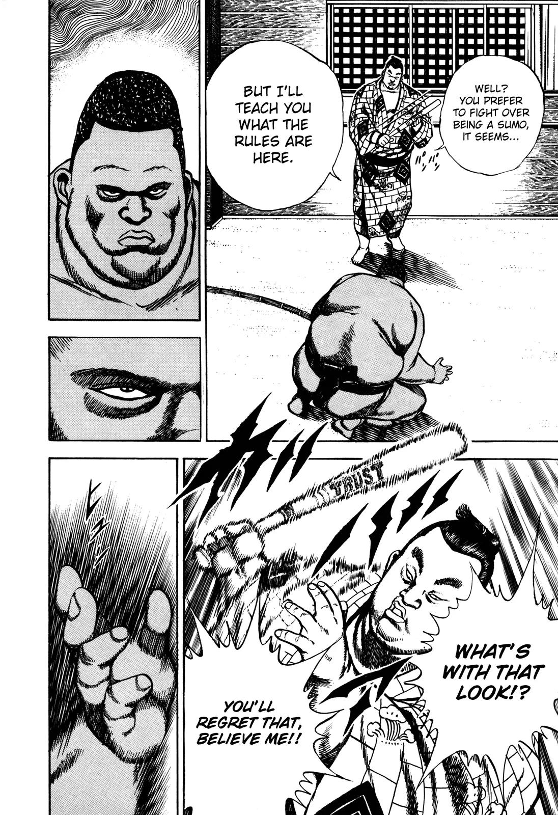 Koukou Tekkenden Tough Chapter 80 page 14 - Chapter 80: A Series of Exploding Palms!