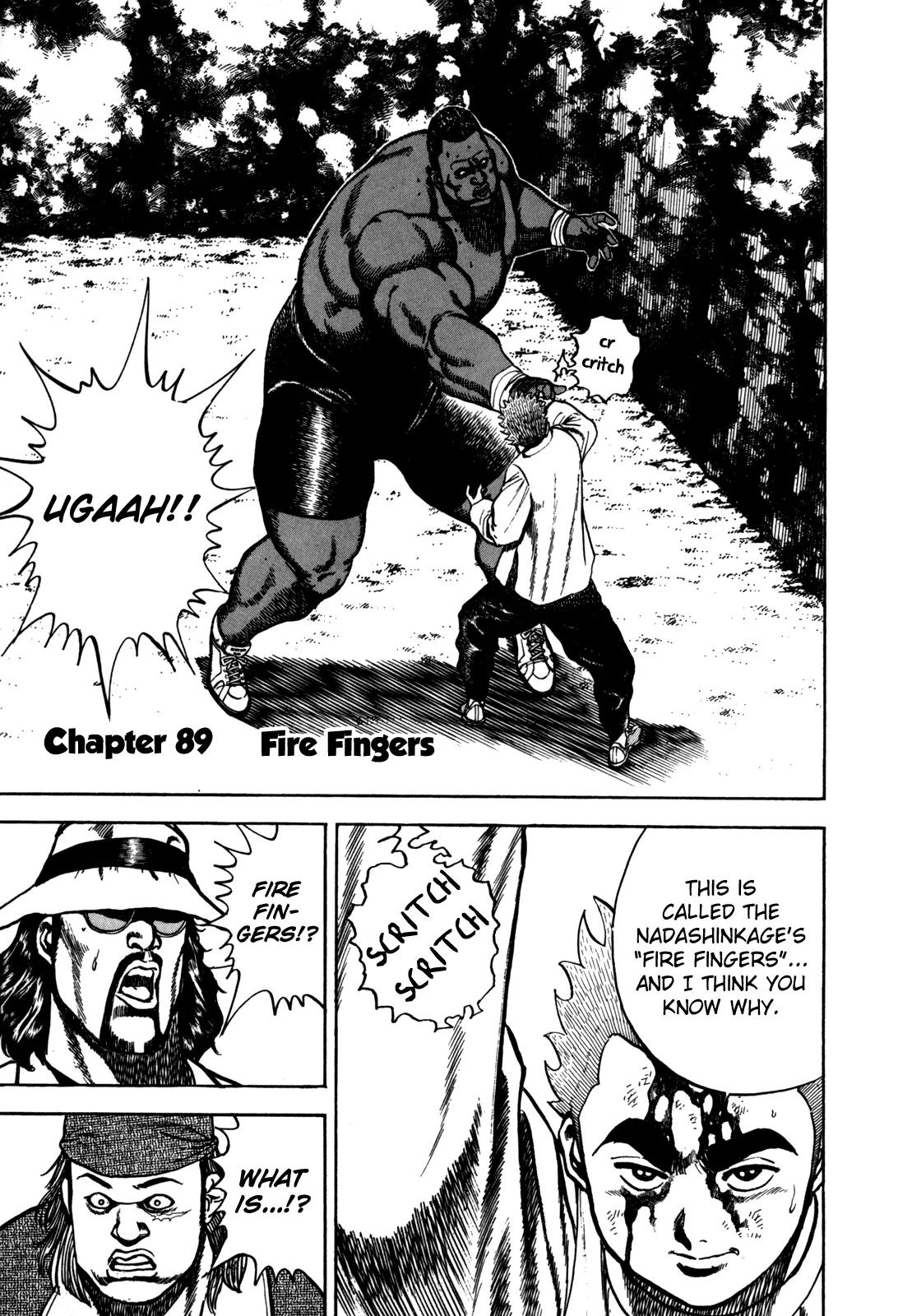 Koukou Tekkenden Tough Chapter 89 page 1 - Chapter 89: Fire Fingers