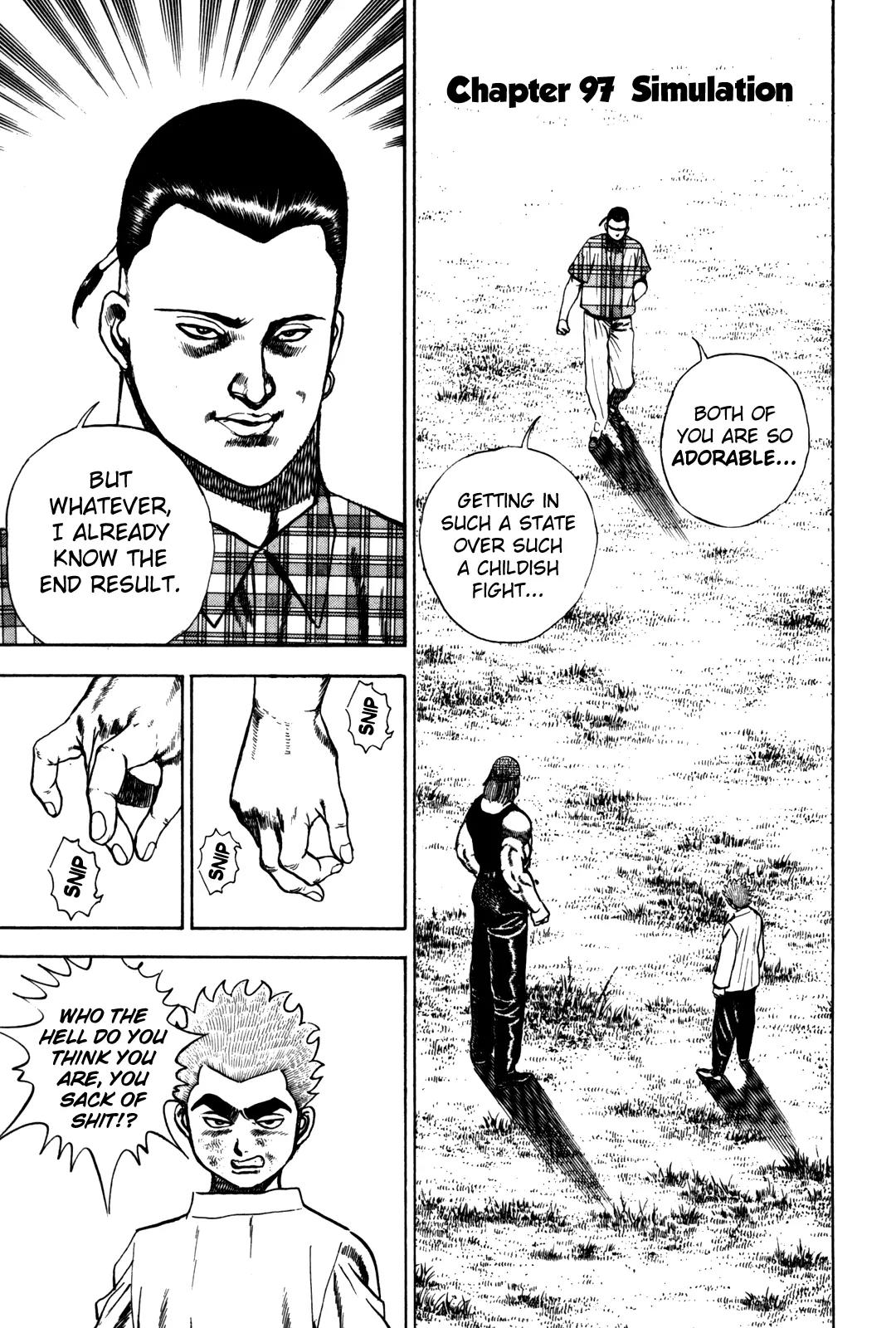 Koukou Tekkenden Tough Chapter 97 page 1 - Chapter 97: Simulation