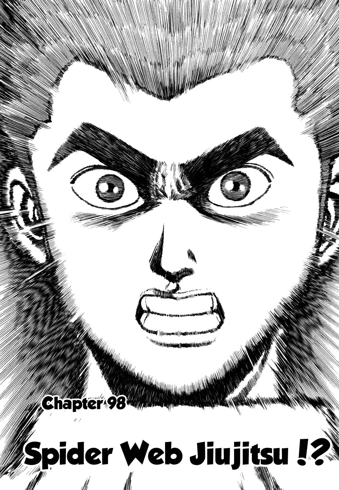 Koukou Tekkenden Tough Chapter 98 page 1 - Chapter 98: Spider Web Jiujitsu!?